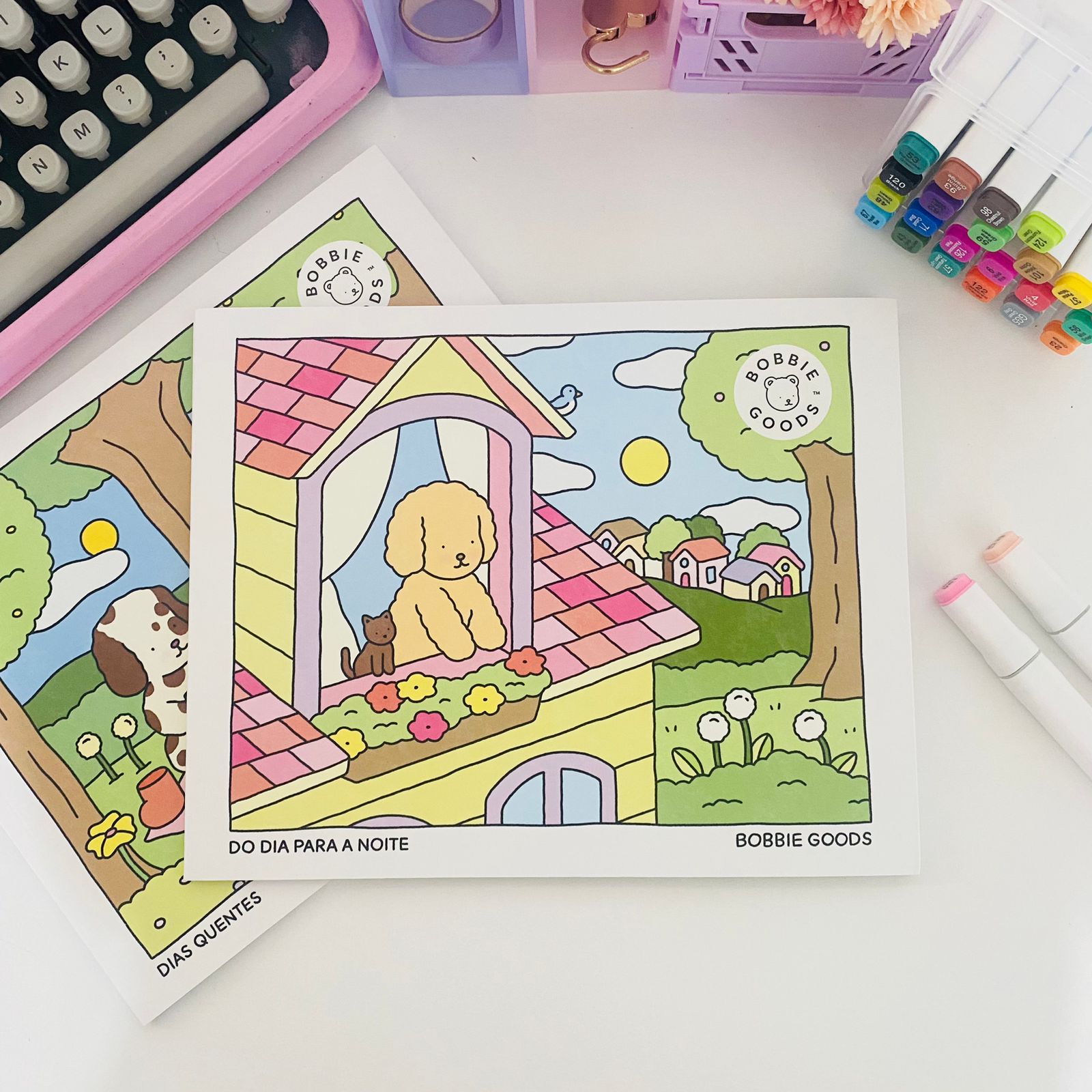 Livro de Colorir Bobbie Goods - Do Dia para a Noite - Aquarela do Vale ...