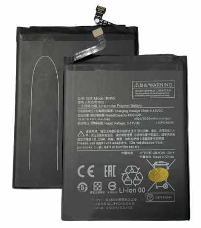 Batterie BN55 Pour Redmi Note 9S - Occasion Testée, 4920mAh, Origine Démontée, Garantie Fonctionnelle