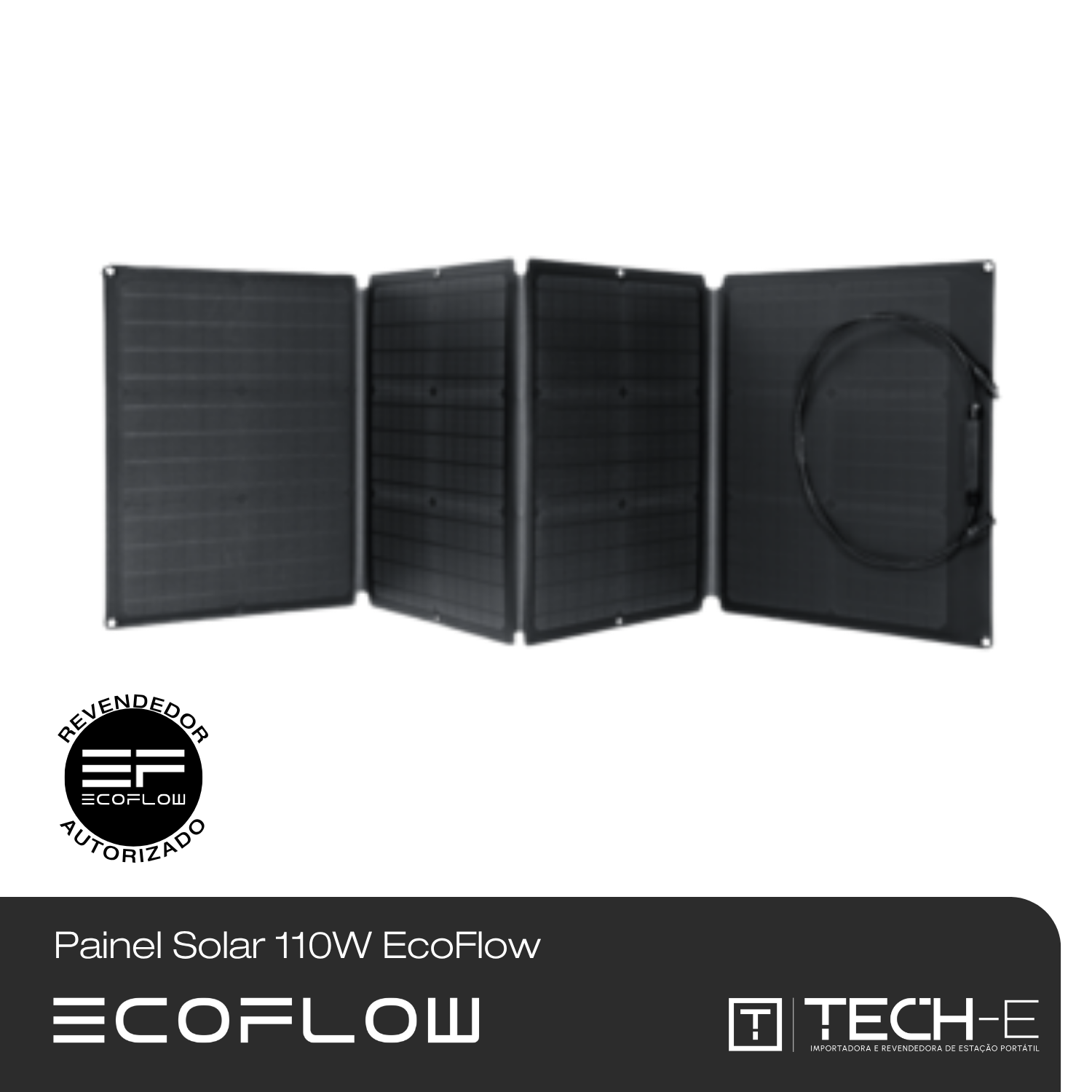 Painel Solar Portátil | EcoFlow 110W - EcoFlow | Tech-E no Brasil