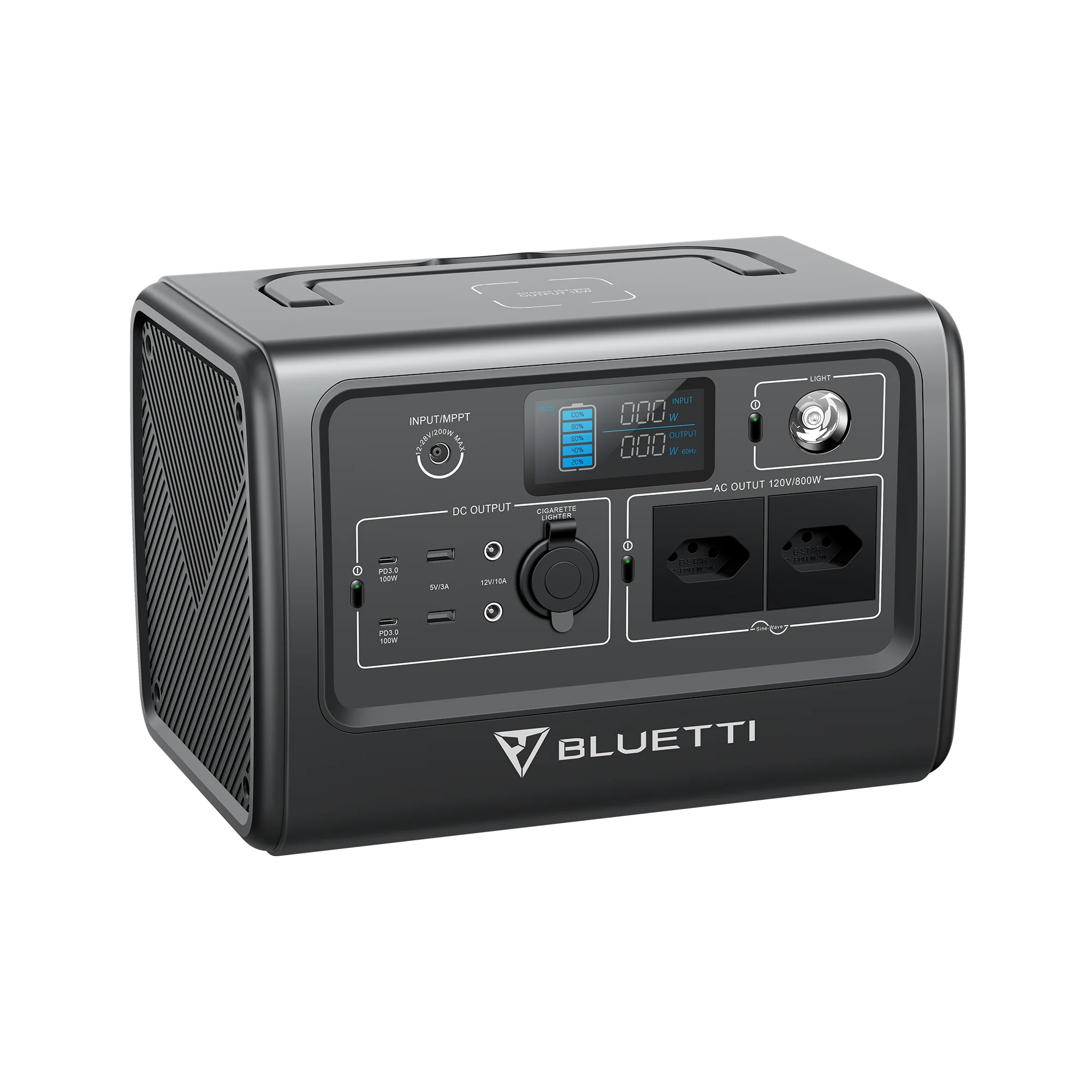 【新品未開封】BLUETTI EB70s　716Wh/800W　グレー BLUETTI EB70S - EcoFlow | Tech-E no Brasil