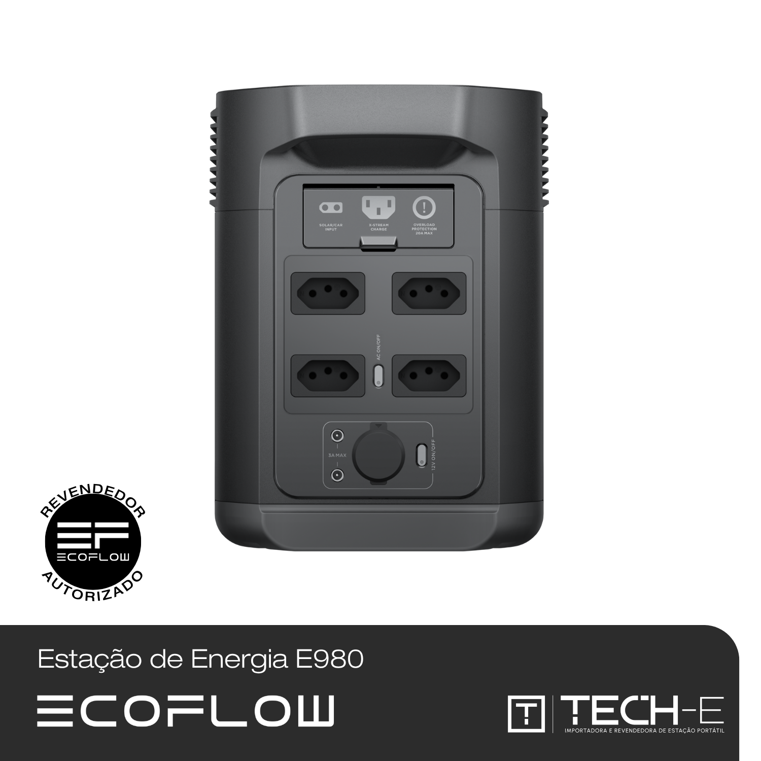 Estação de Energia Portátil - EcoFlow E980 I 980Wh - 500W (127 BR ...
