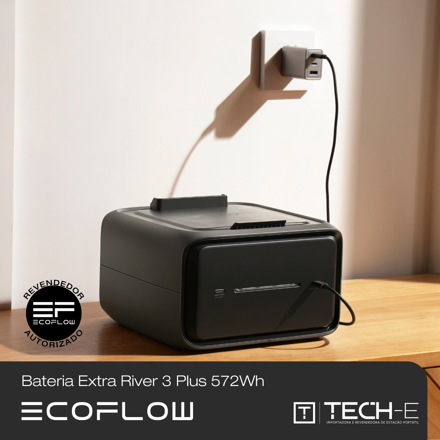 Bateria Extra River 3 Plus 572Wh - EcoFlow [EB600] - EcoFlow