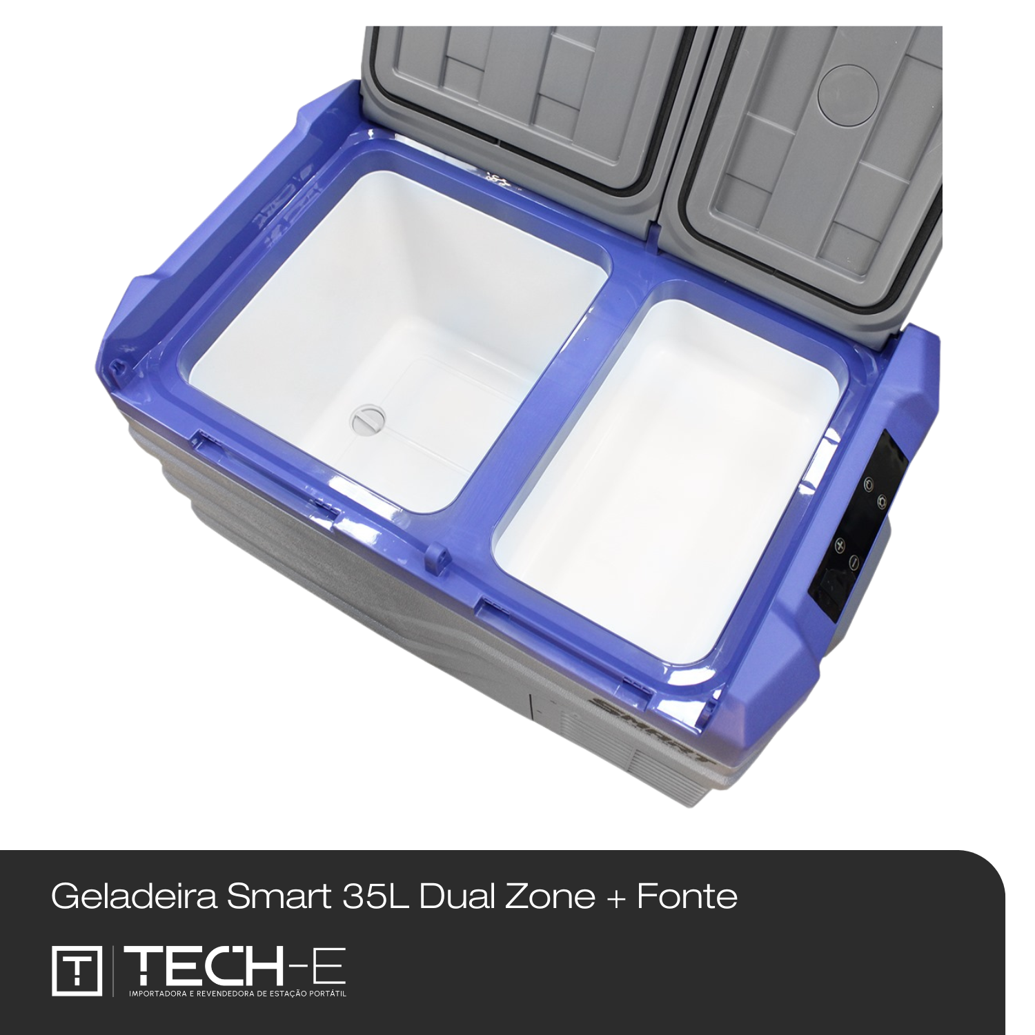 Geladeira Smart 35L Quadrivolt Dual Zone 2 portas - EcoFlow | Tech
