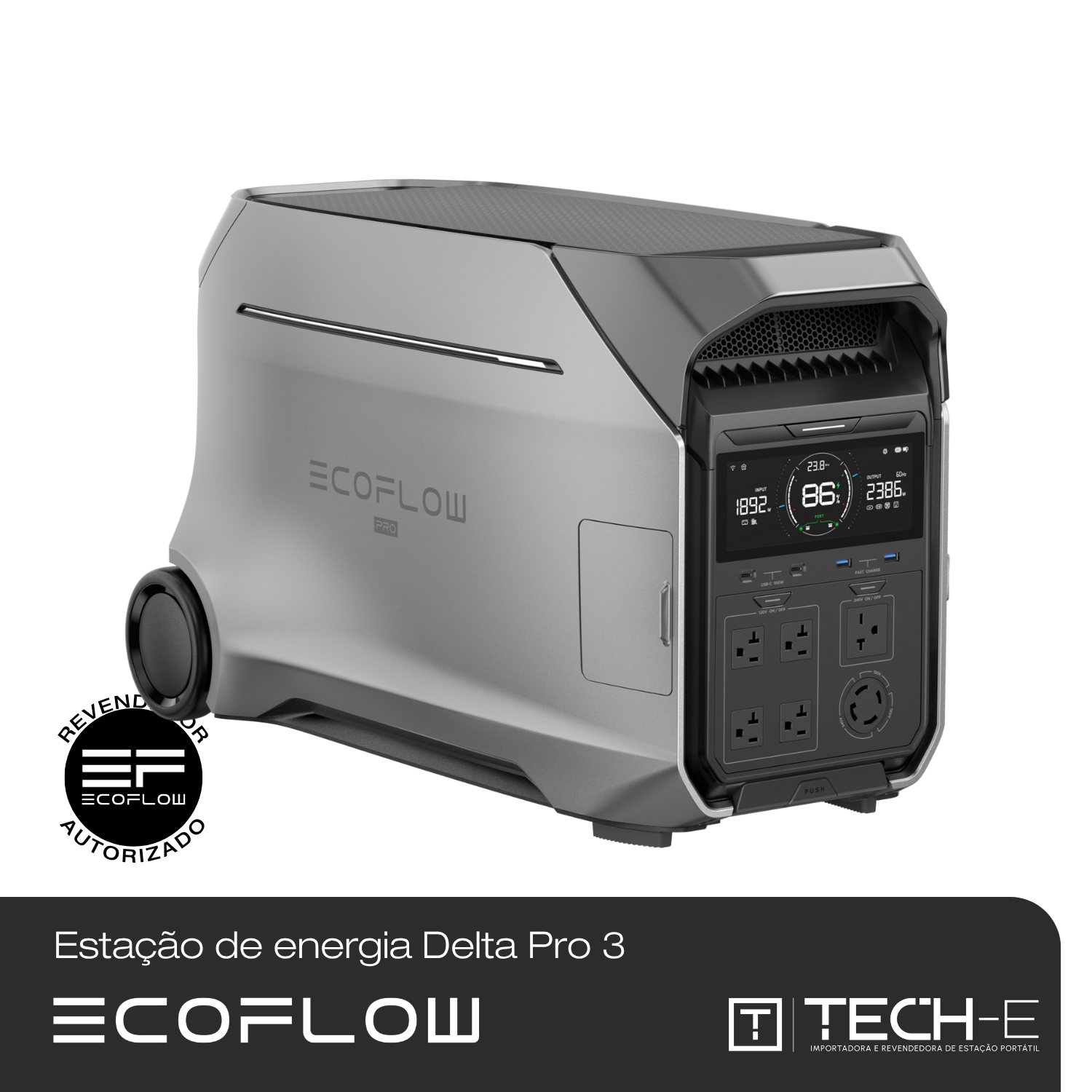 Estação de Energia Portátil - EcoFlow Delta Pro 3 - EcoFlow | Tech