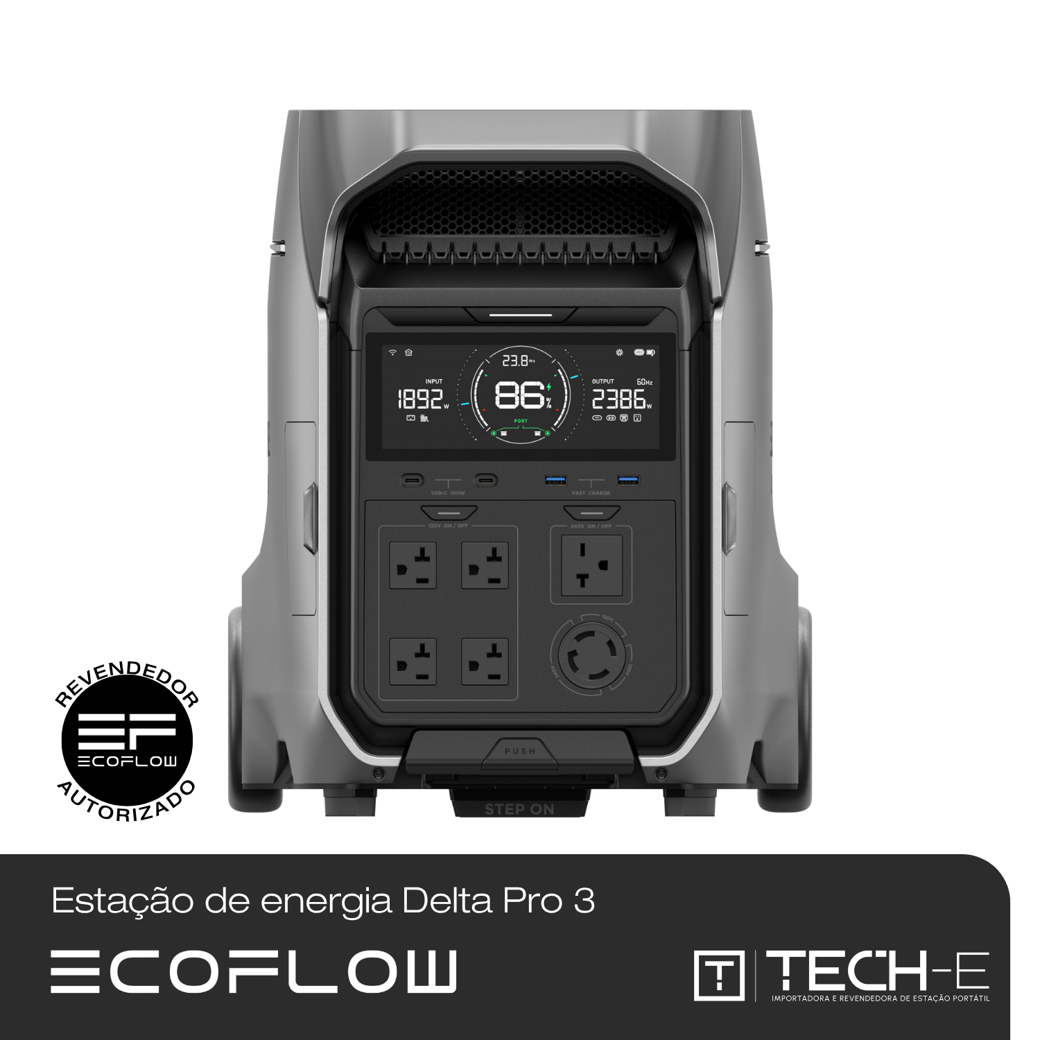 Estação de Energia Portátil - EcoFlow Delta Pro 3 - EcoFlow | Tech