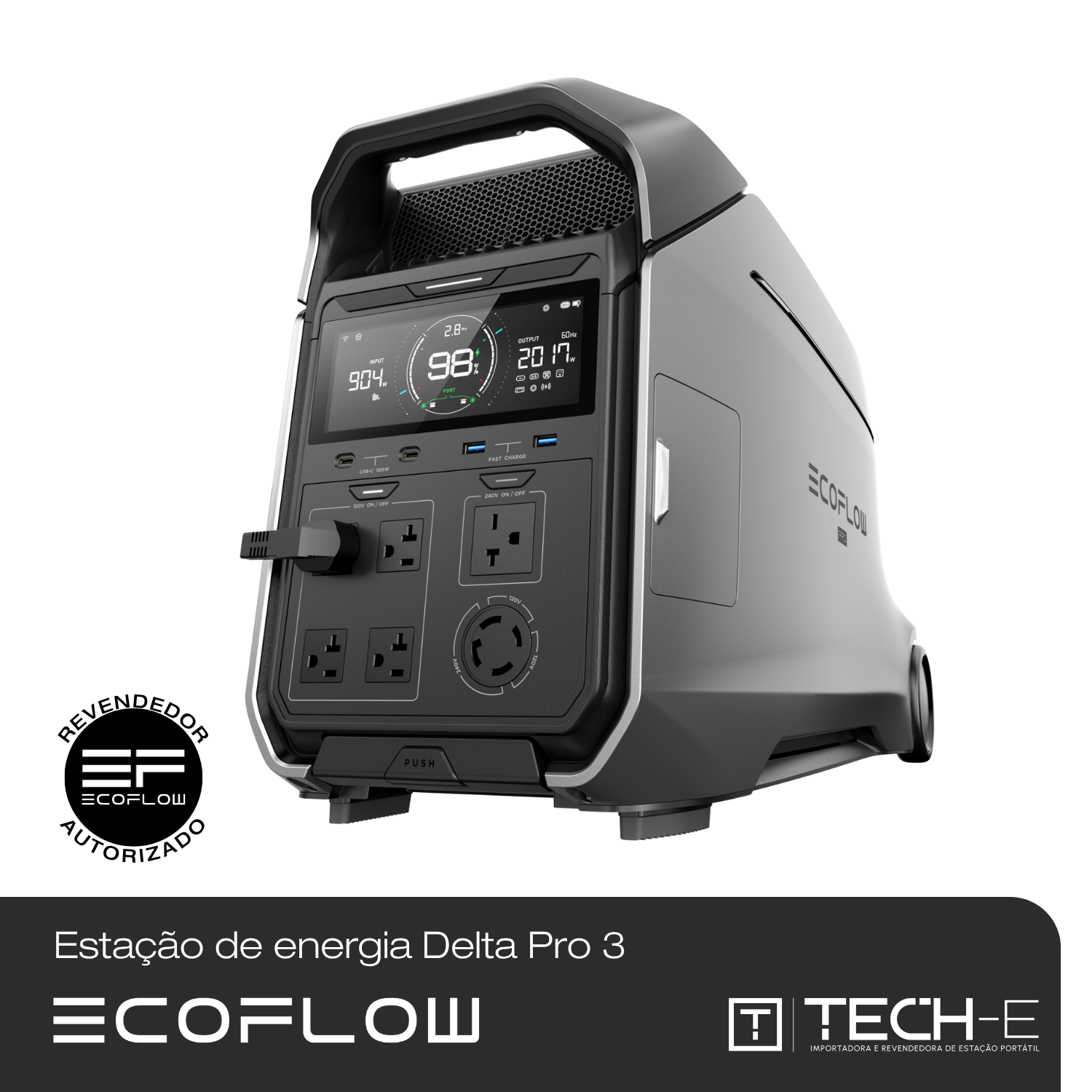 Estação de Energia Portátil - EcoFlow Delta Pro 3 - EcoFlow | Tech