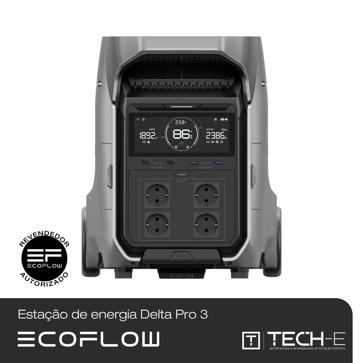 Estação de Energia Portátil - EcoFlow Delta Pro 3 - EcoFlow | Tech