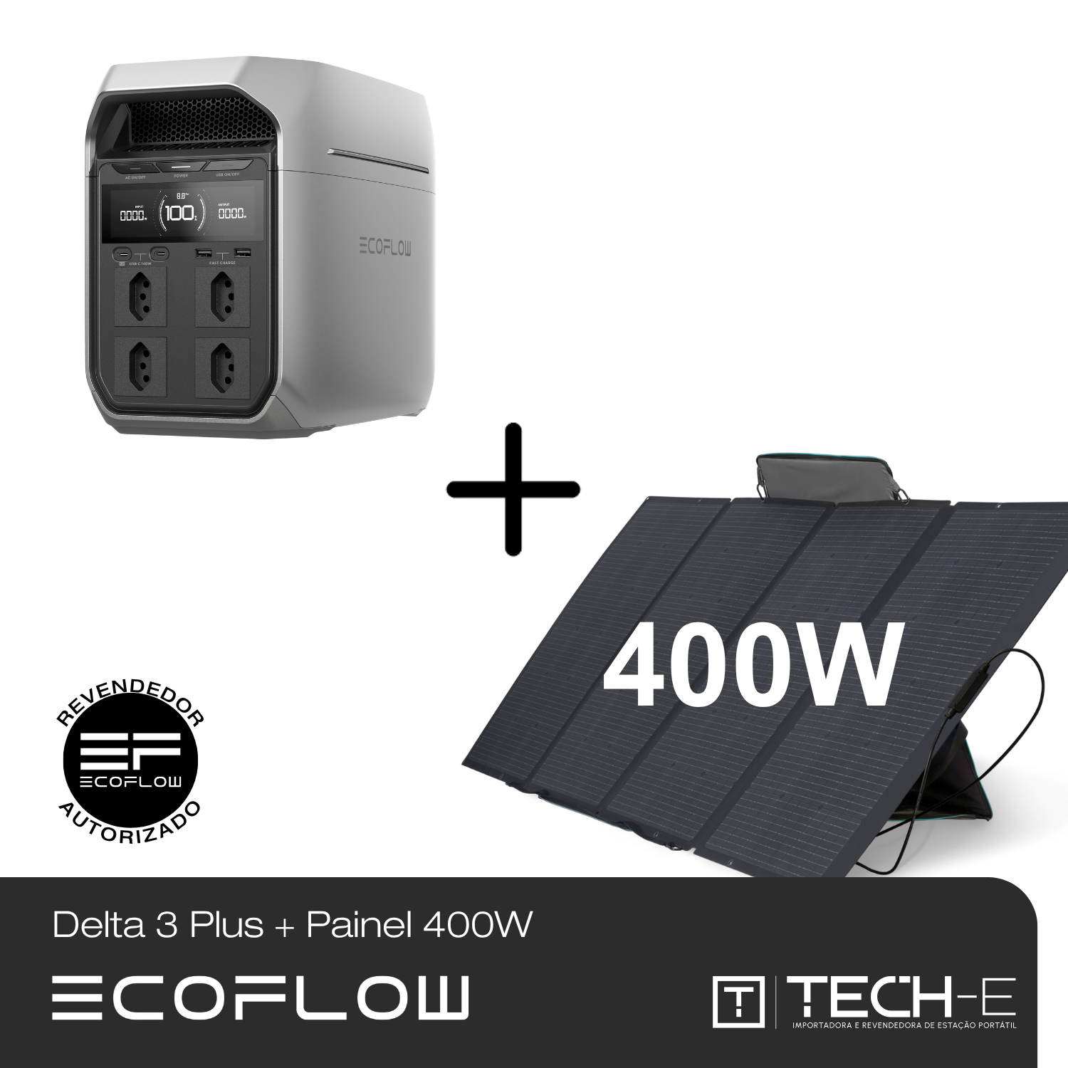 Estação De Energia Portátil - EcoFlow Delta 3 Plus - EcoFlow