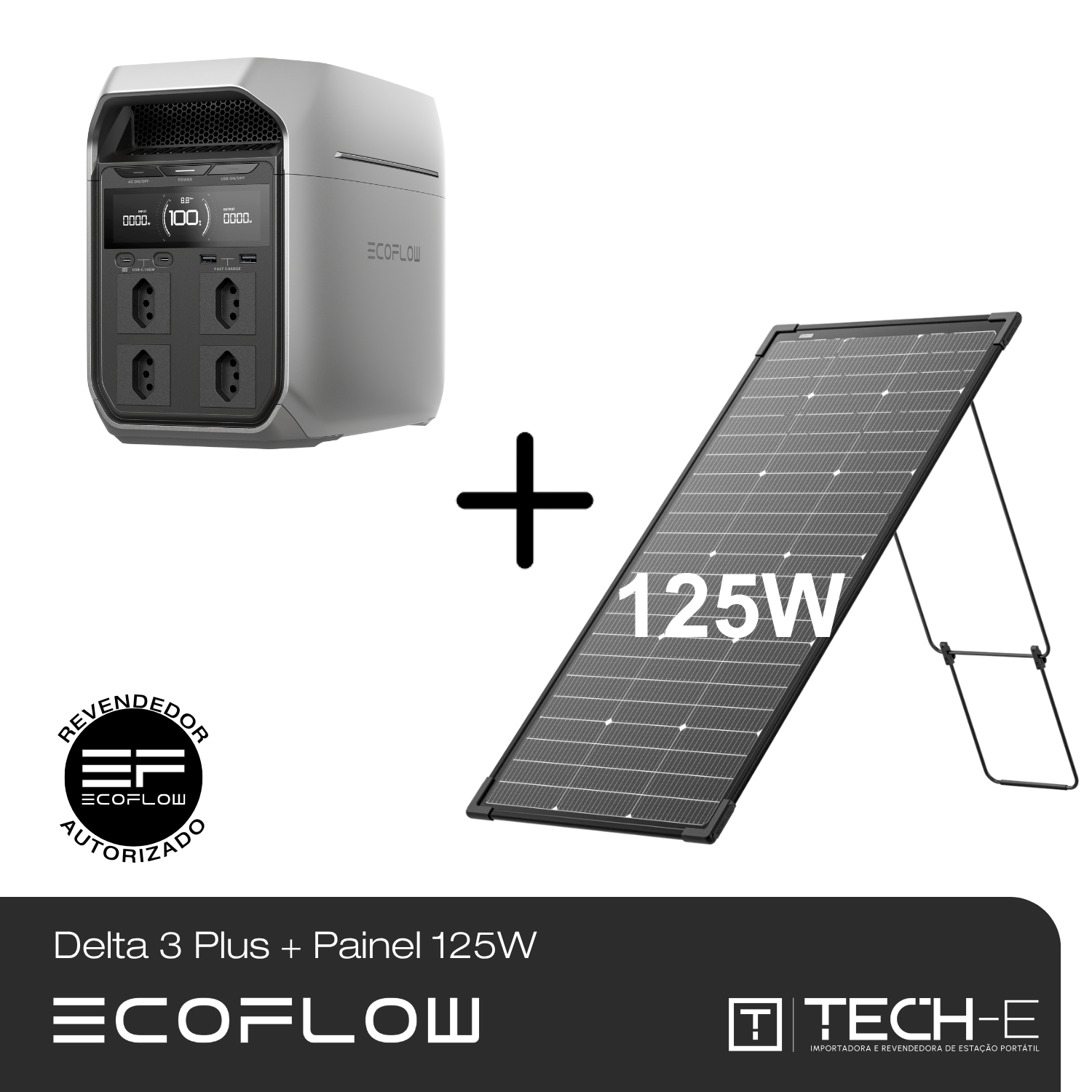 gishiv3 　EcoFlow DELTA 3 PLUS Estação De Energia Portátil - EcoFlow Delta 3 Plus - EcoFlow