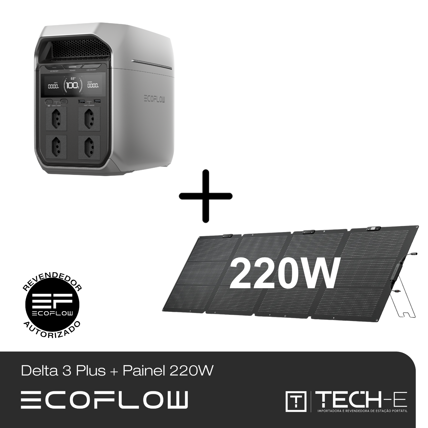 その他 EcoFlow DELTA 3 Plus Estação De Energia Portátil - EcoFlow Delta 3 Plus - EcoFlow