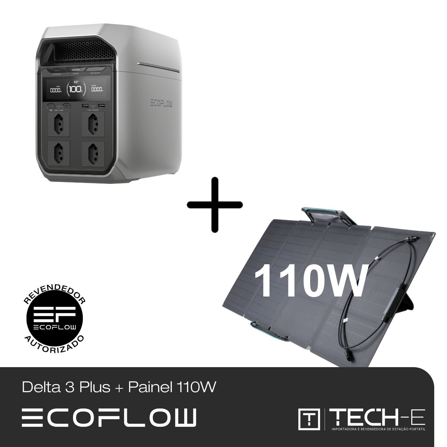 Estação De Energia Portátil - EcoFlow Delta 3 Plus - EcoFlow