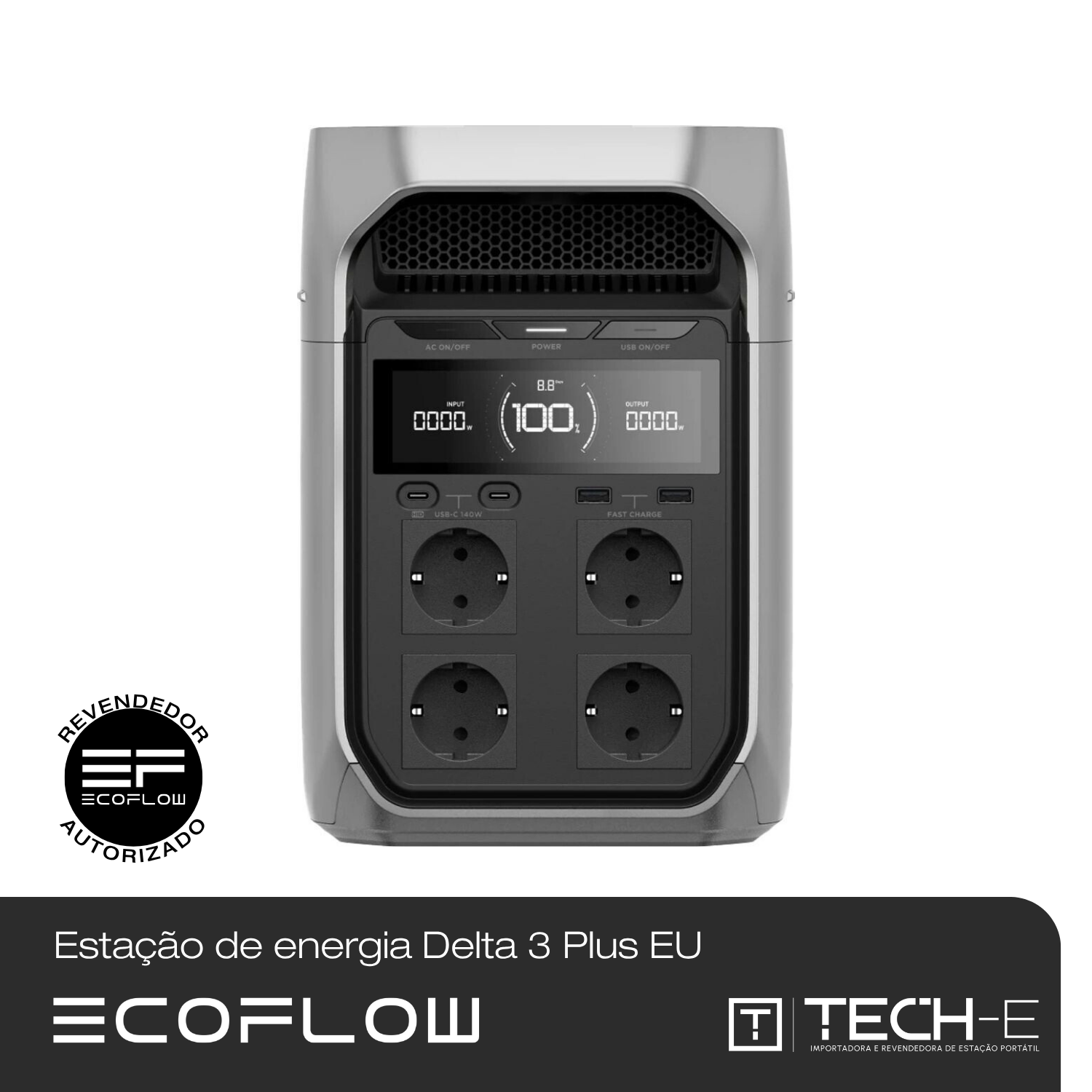 Estação De Energia Portátil - EcoFlow Delta 3 Plus - EcoFlow