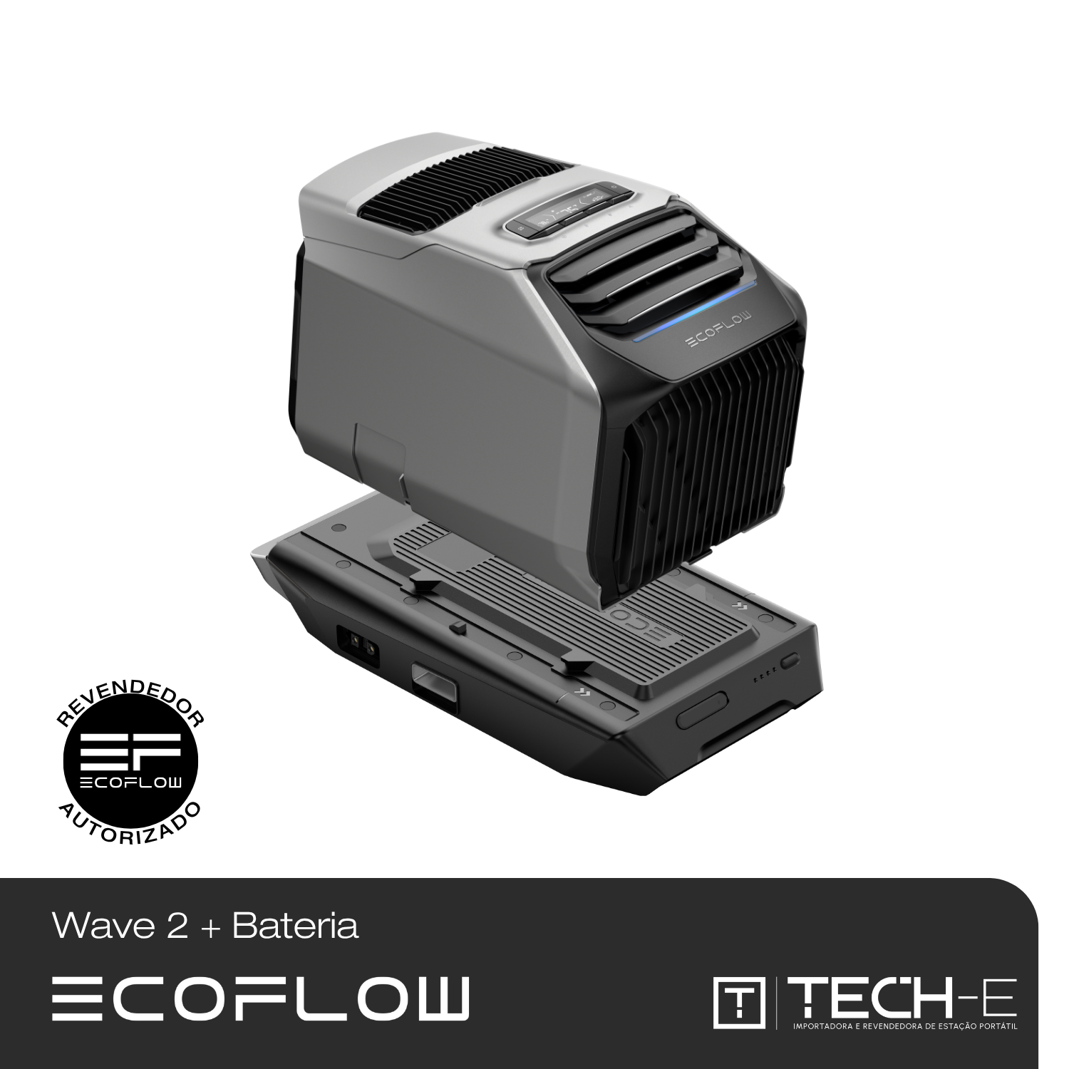 Ar Condicionado Portátil - EcoFlow WAVE 2 - Com Bateria Extra