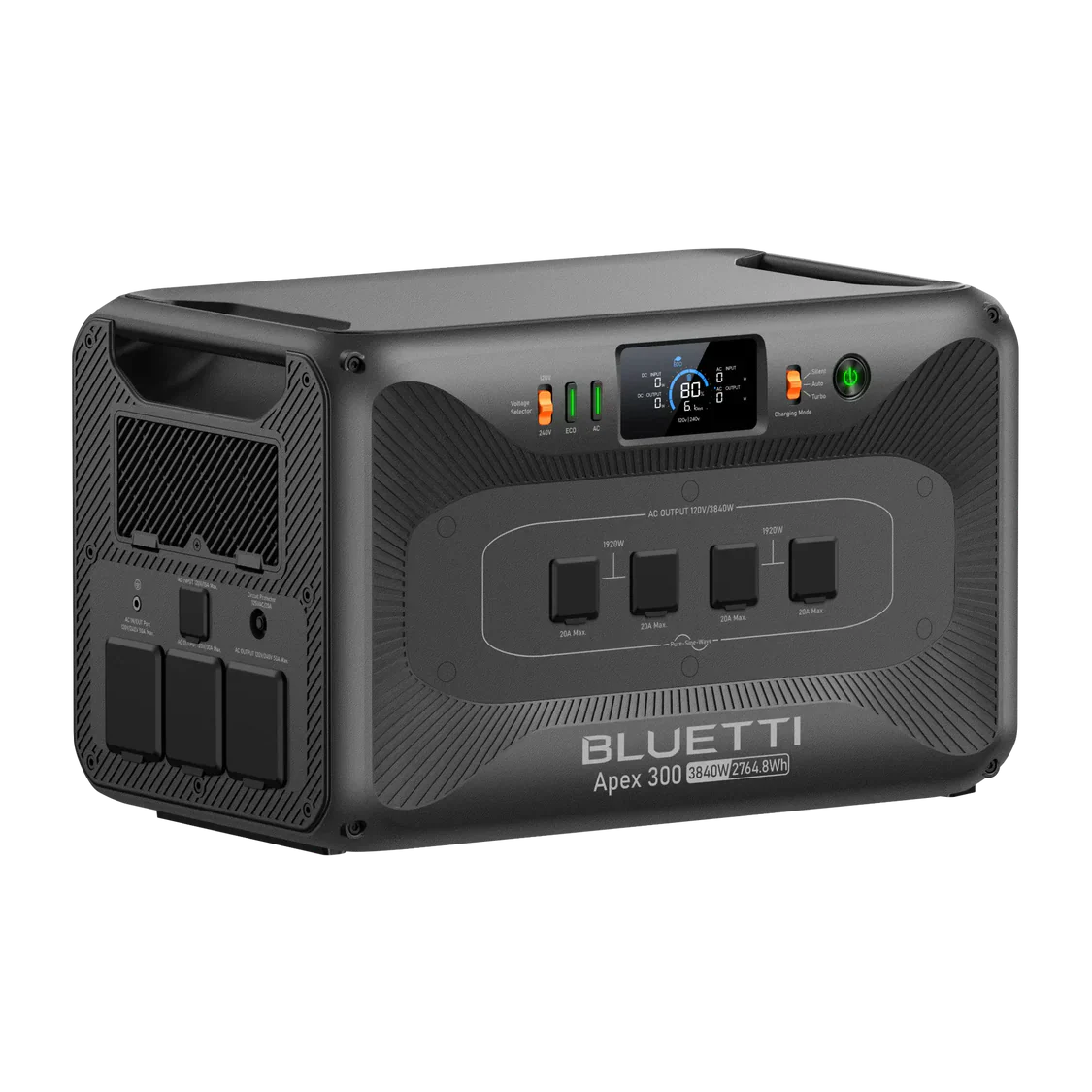 BLUETTI ポータブル電源 Apex 300 Estação de Energia APEX 300 da Bluetti 3.840W - EcoFlow | Tech-E