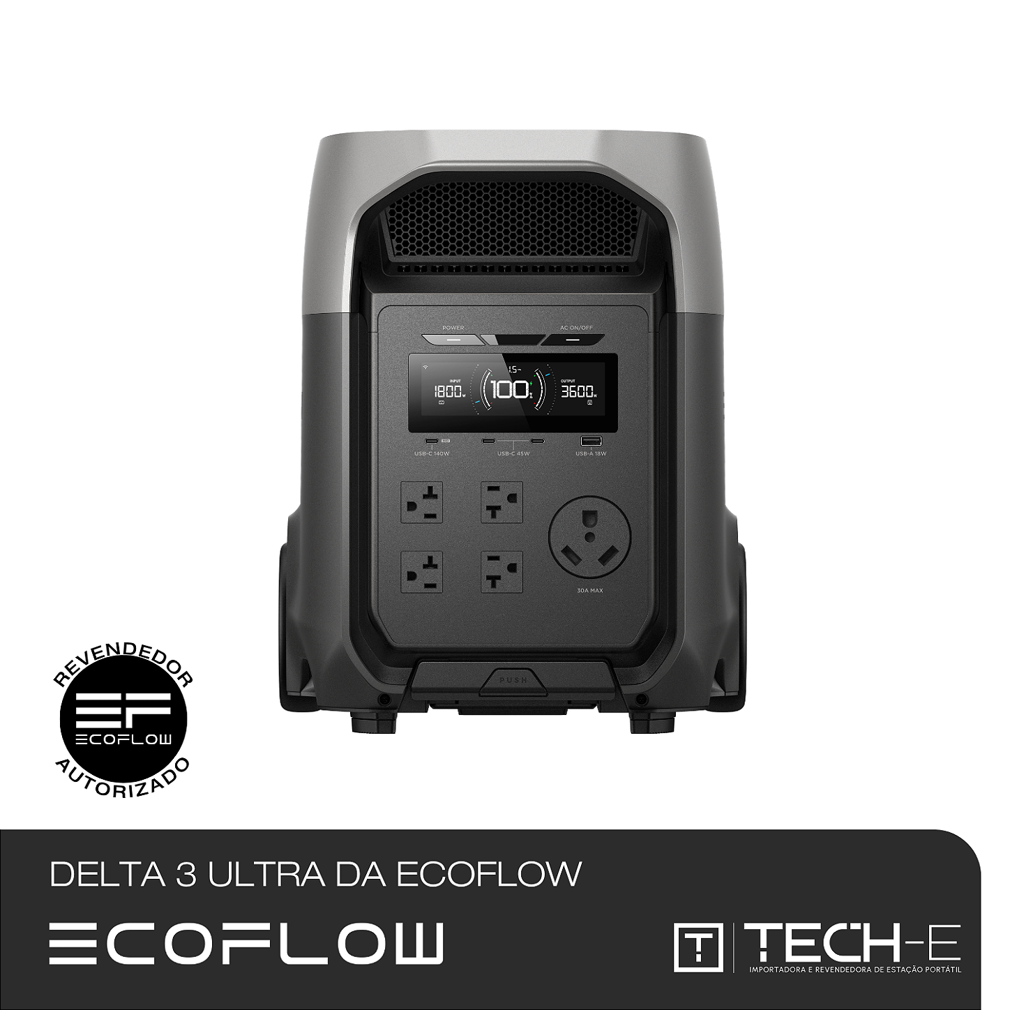 Estação de Energia Portátil Delta 3 ULTRA da EcoFlow - EcoFlow