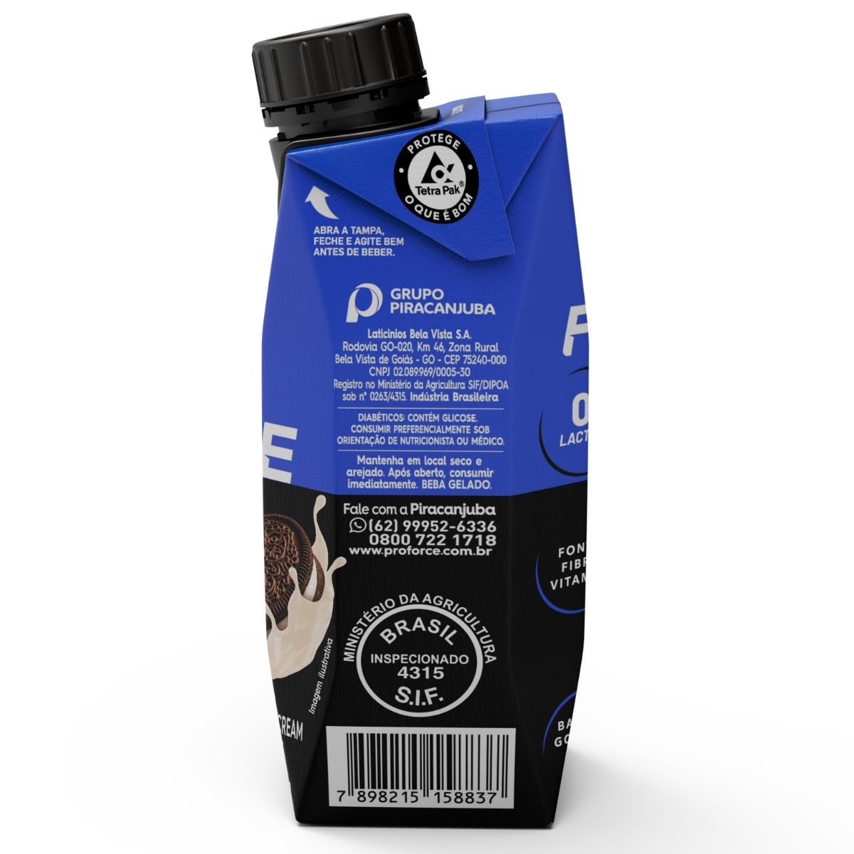 Piracanjuba Whey Pro Force 23g Cookies and Cream | Brava