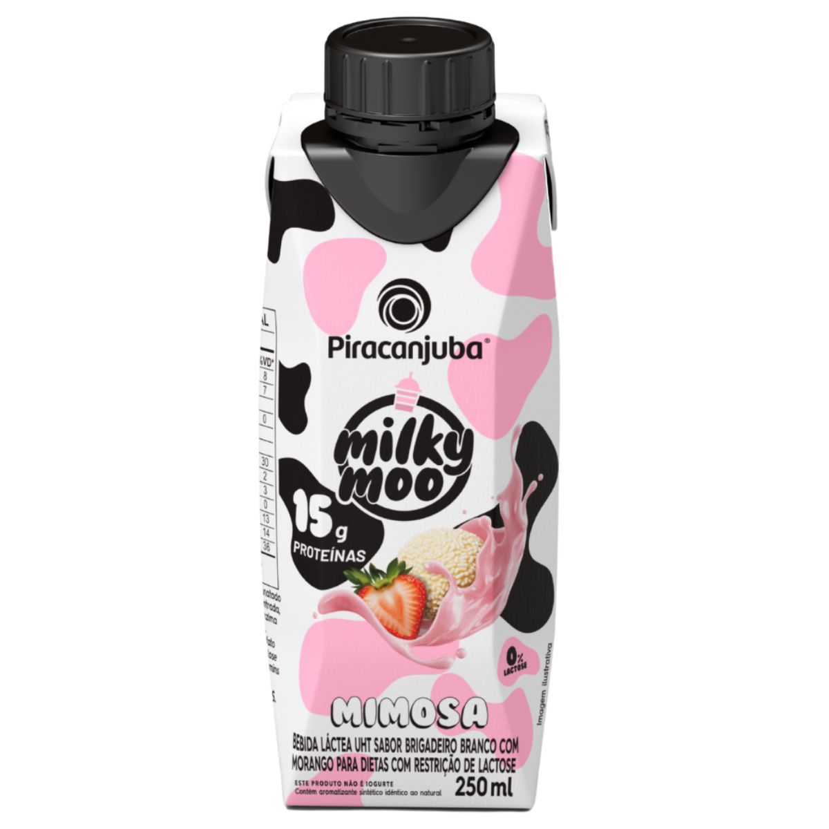 Piracanjuba Whey Milky Moo 15g Mimosa | Brava Distribuidora