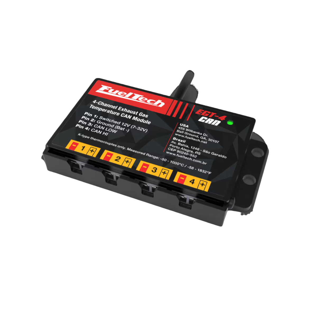 MODULO EGT4 CAN FUELTECH BlackLine Perfomance