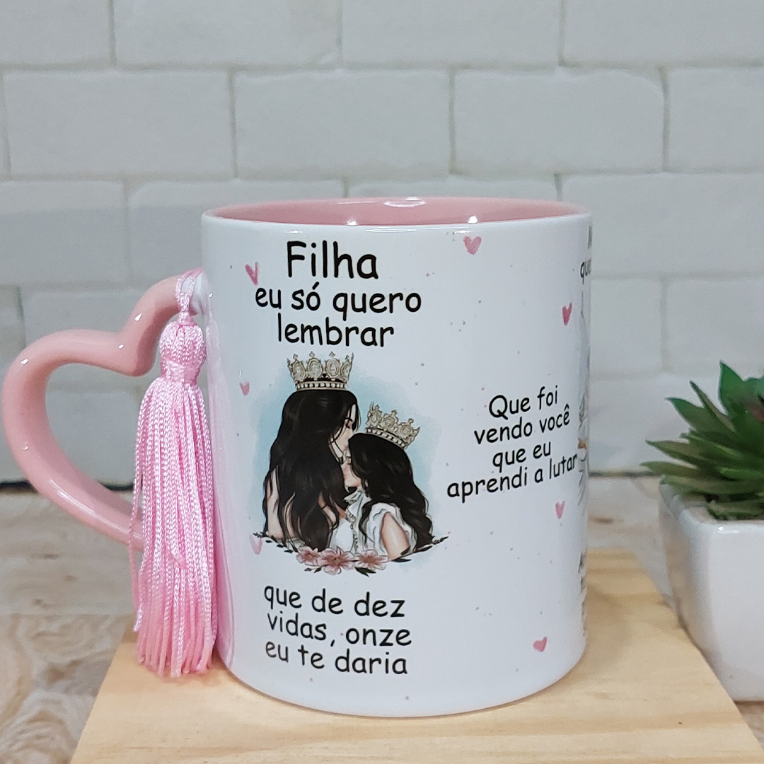 Caneca para filha 11 vidas - eu só quero lembrar - Creative: Sua Loja ...
