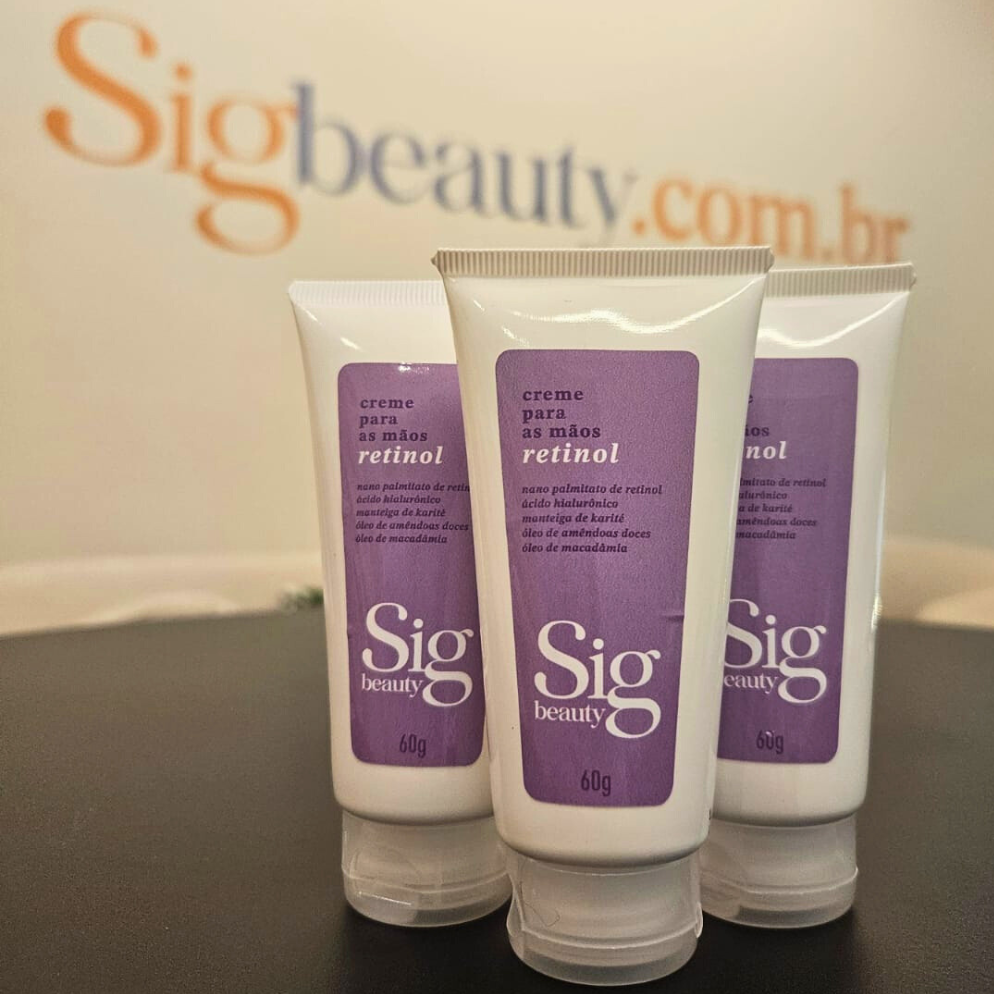 Creme Para As M os Retinol 60g Sigbeauty Creme Para As M os Retinol 60g Sigbeauty
