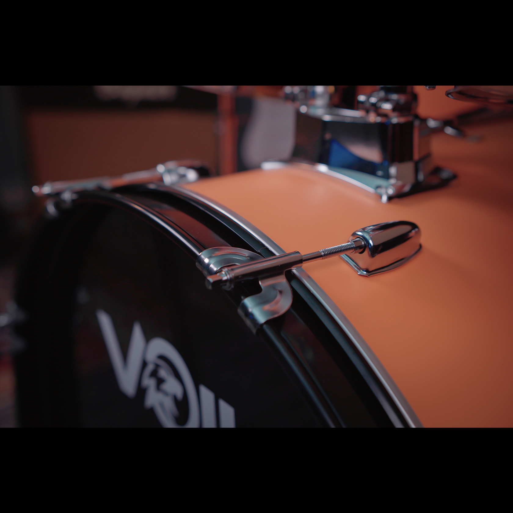 Bateria Acústica BAM22-OR Laranja | VOIK - VOIK