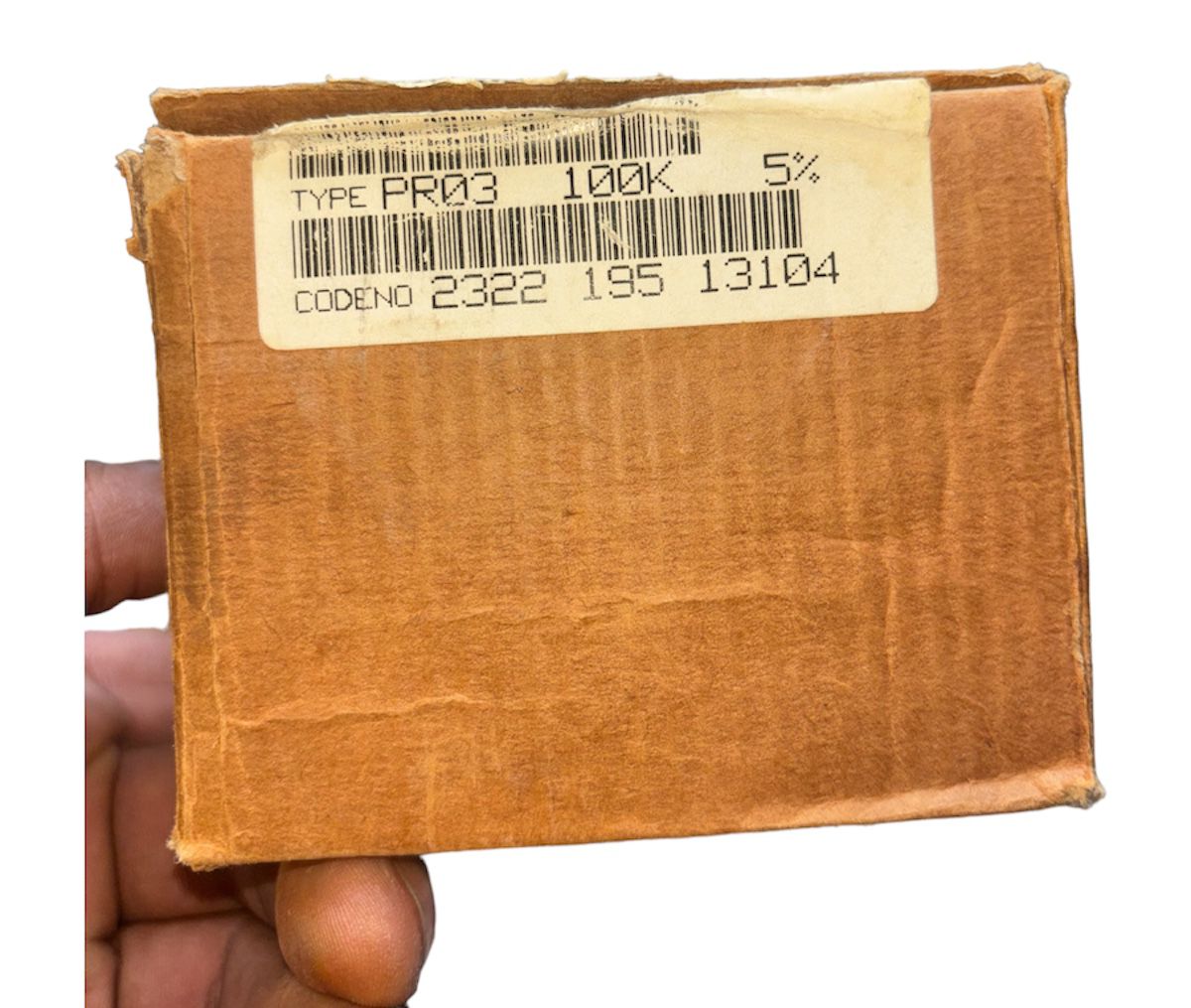 Resistore PHILIPS MPR34 100K Ohm 0.25W 0.01% 10ppm 350V – NOS (Nuovo Magazzino)