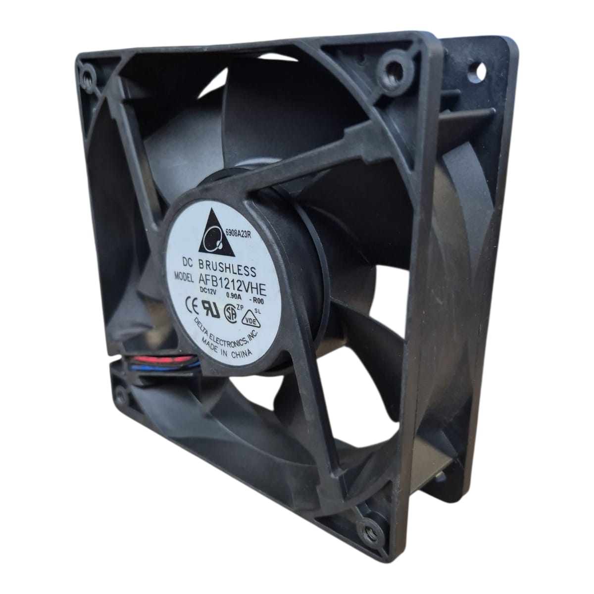Ventilateur De Refroidissement CYRMZAY Compatible Delta AFB1212VHE 12V 0.90A 12038 12cm 4 Fils