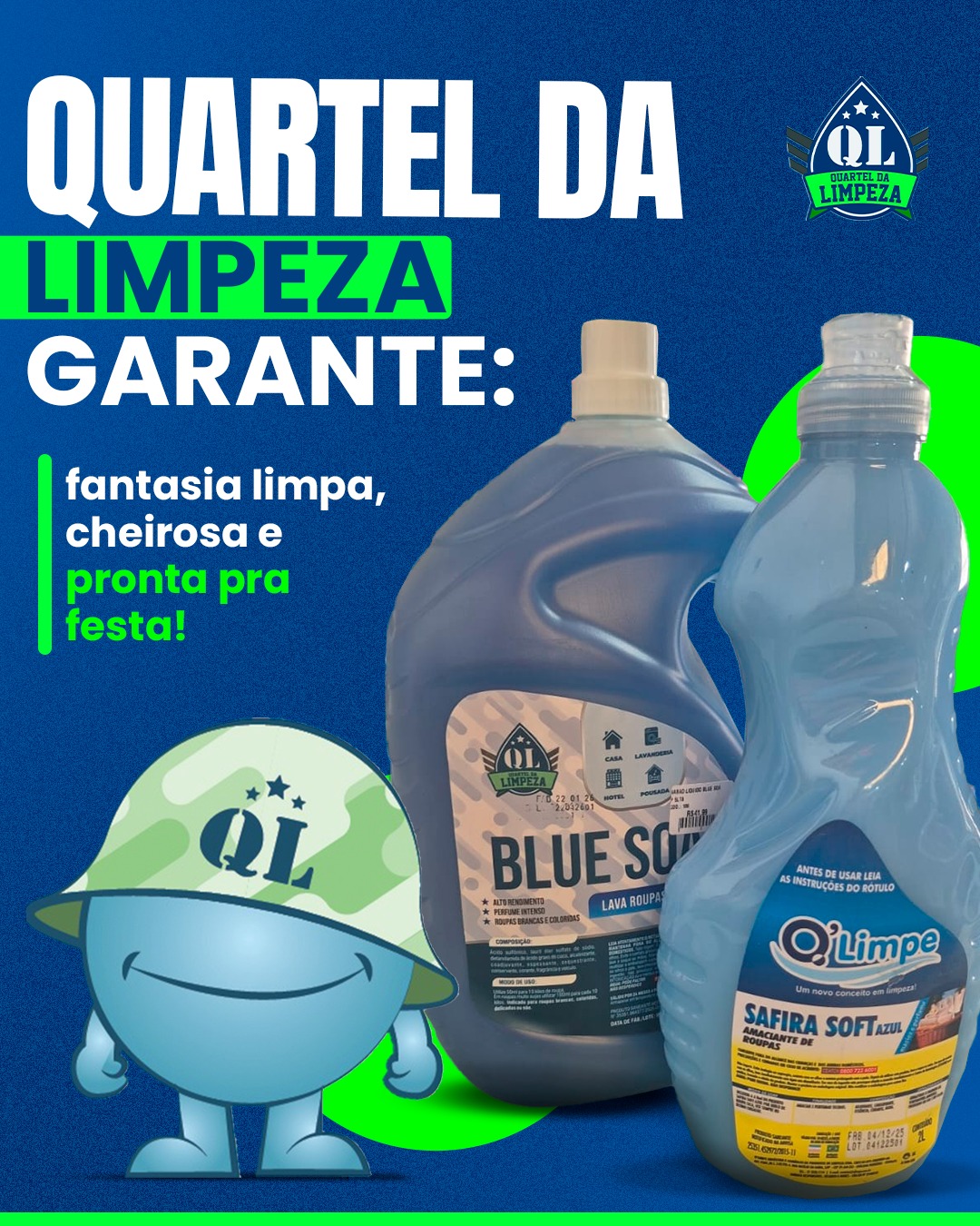 Lava Roupas Liquido Blue Soap 5Lts - Produtos de limpeza em geral