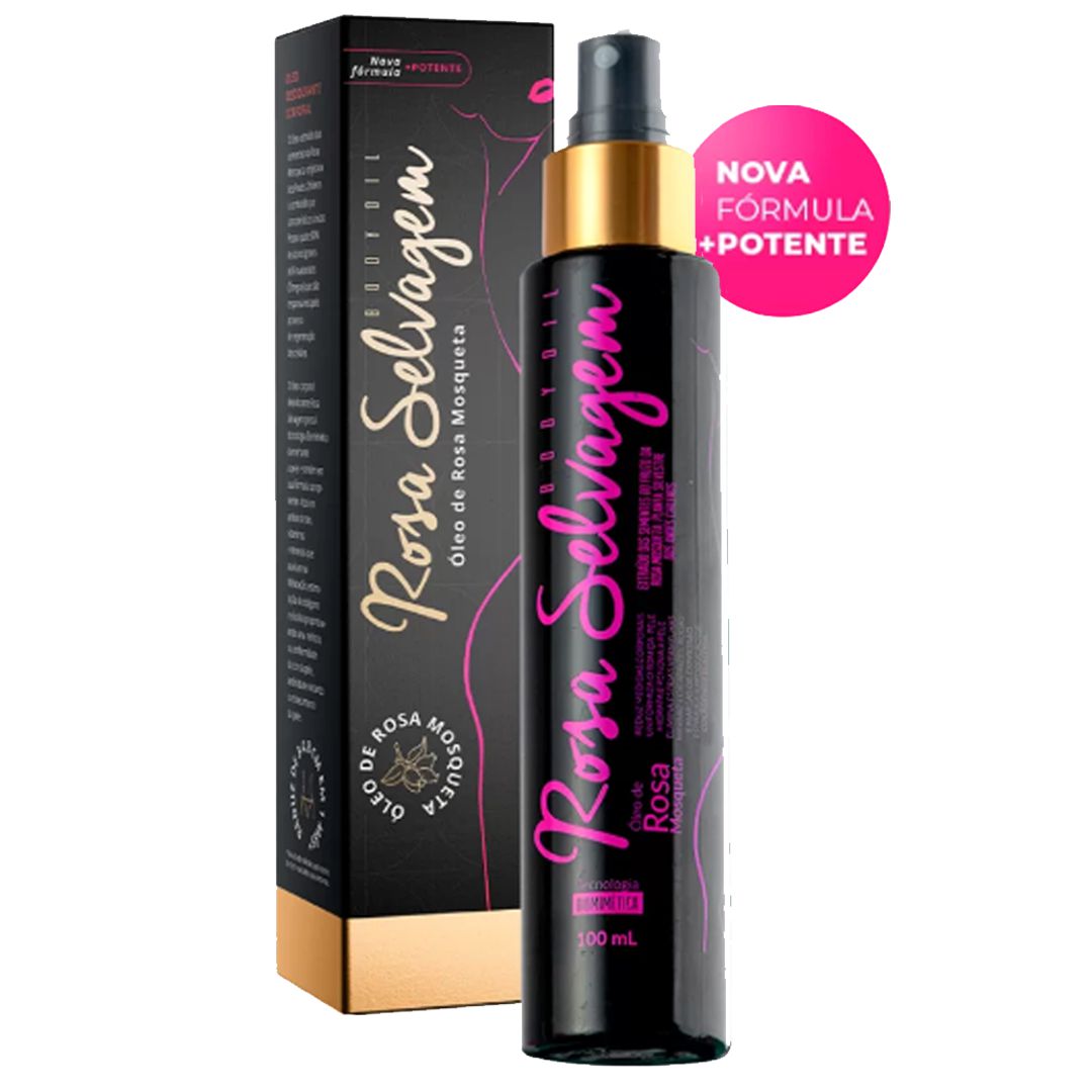 Rosa Selvagem Kit Candy Sérum Corporal 30ml e Óleo Clareador 100ml