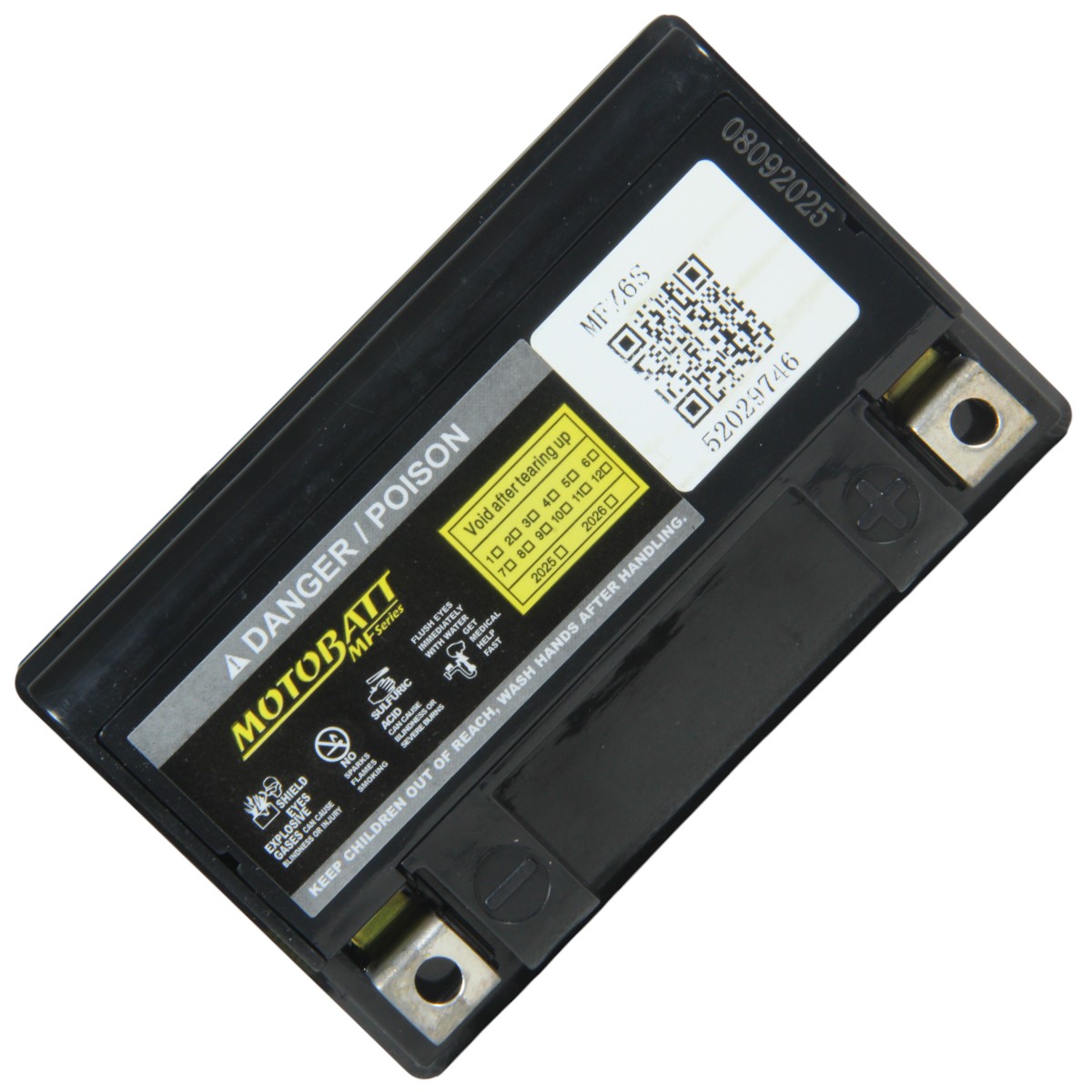 Bateria moto Motobatt AGM MFZ6S CCA85 YS250 Fazer XT225 XTZ250