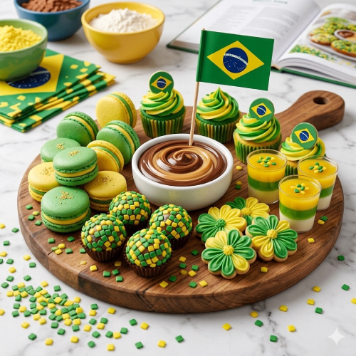 Confeito Top Harald Confeité Verde e Amarelo - Embalagem com 400G ...