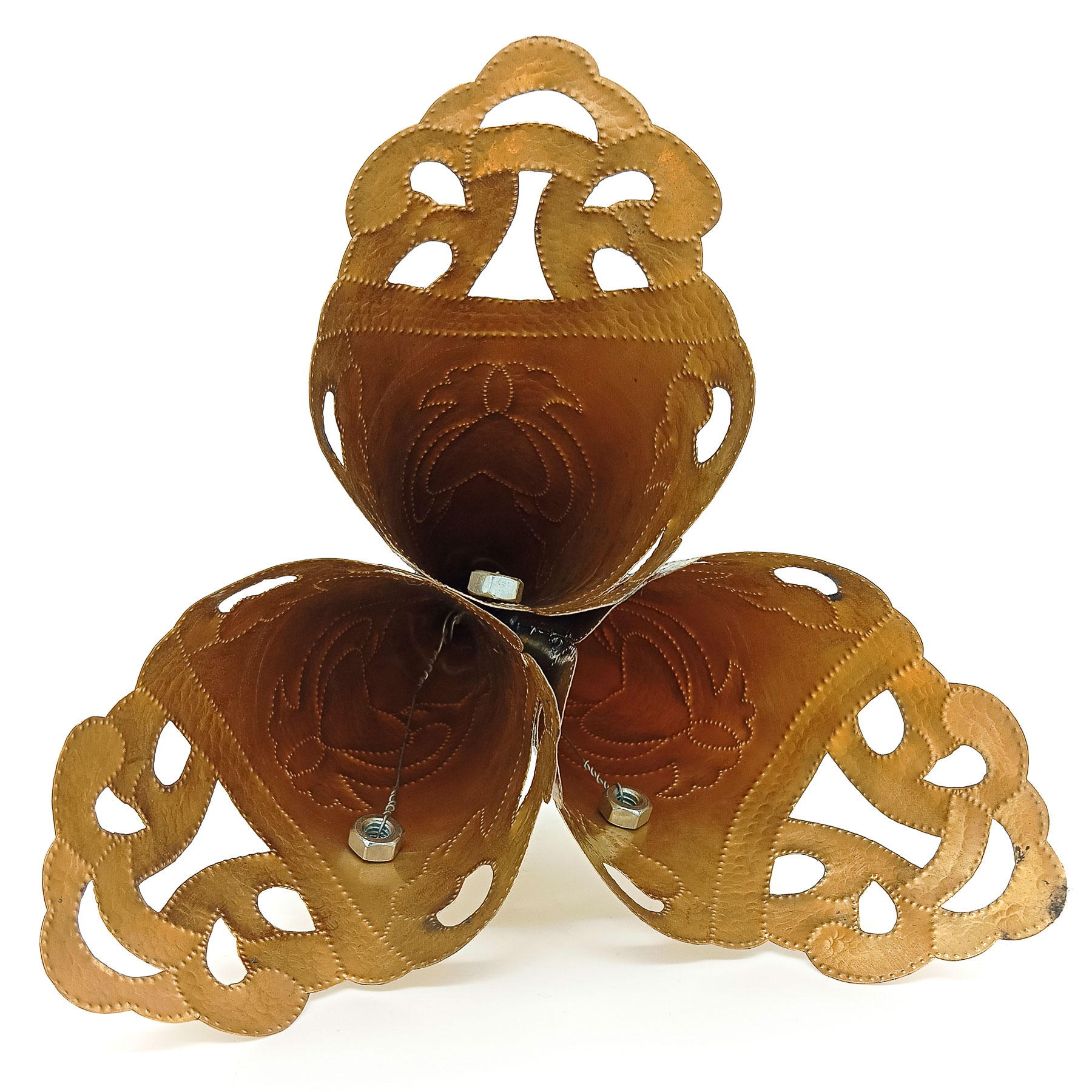 Adjá Premium Grande De Metal Puro Dourado 3 Bocas E Recortes - Império ...