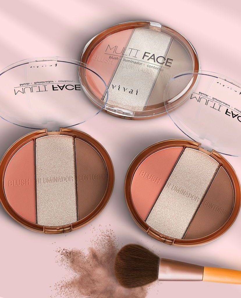 Paleta Multi Face Vivai - Tchuca Tchuca Makeup - Loja de Maquiagem em Belém