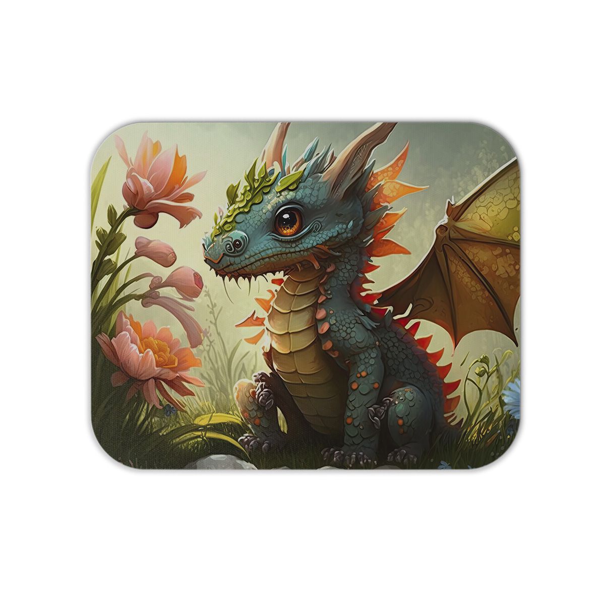 Mouse Pad em Tecido - Dragons - Dragãozinho - Beek Geek's Stuff