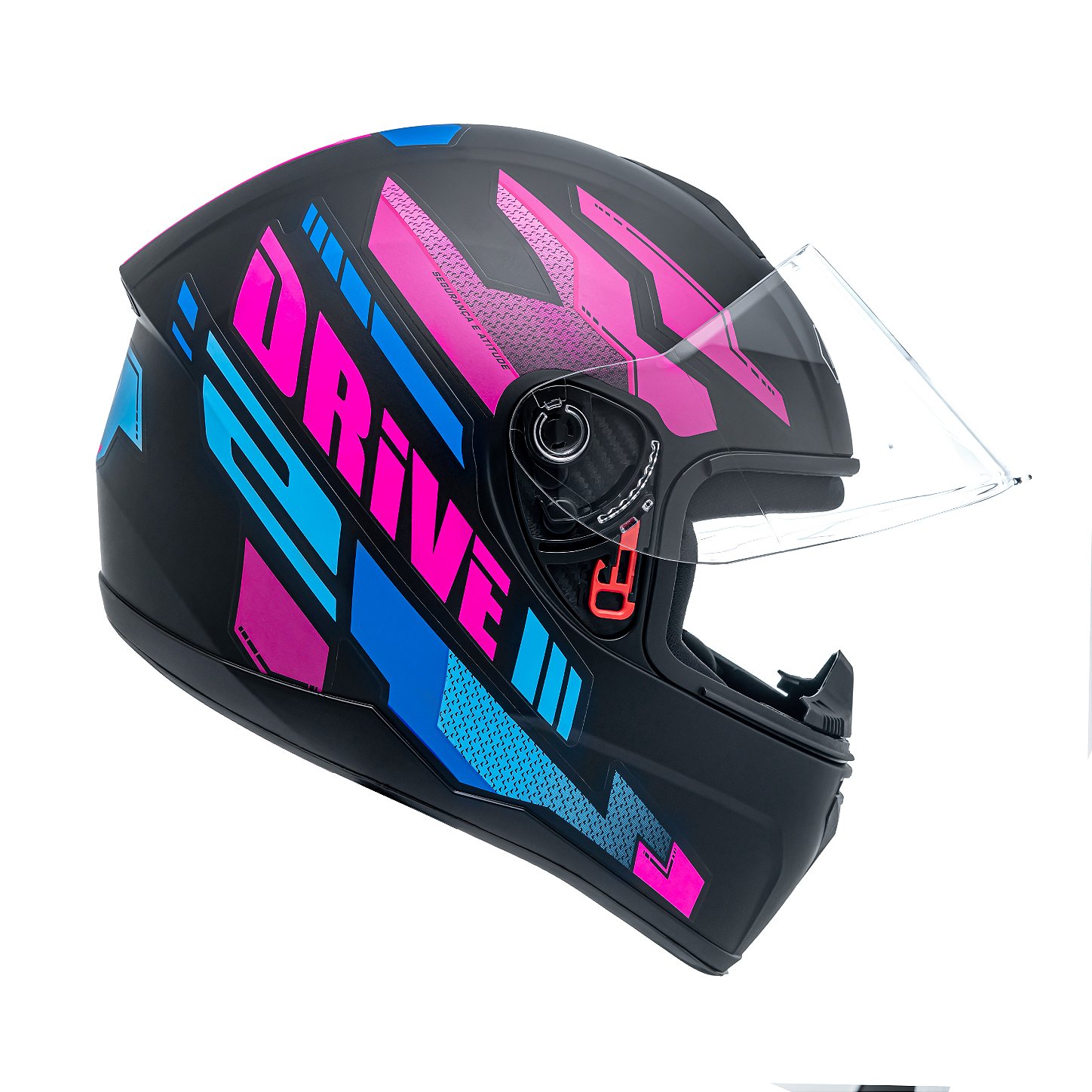 Capacete Fly Drive 2 Hg Atitude Rosa Fosco - Jeff Motos
