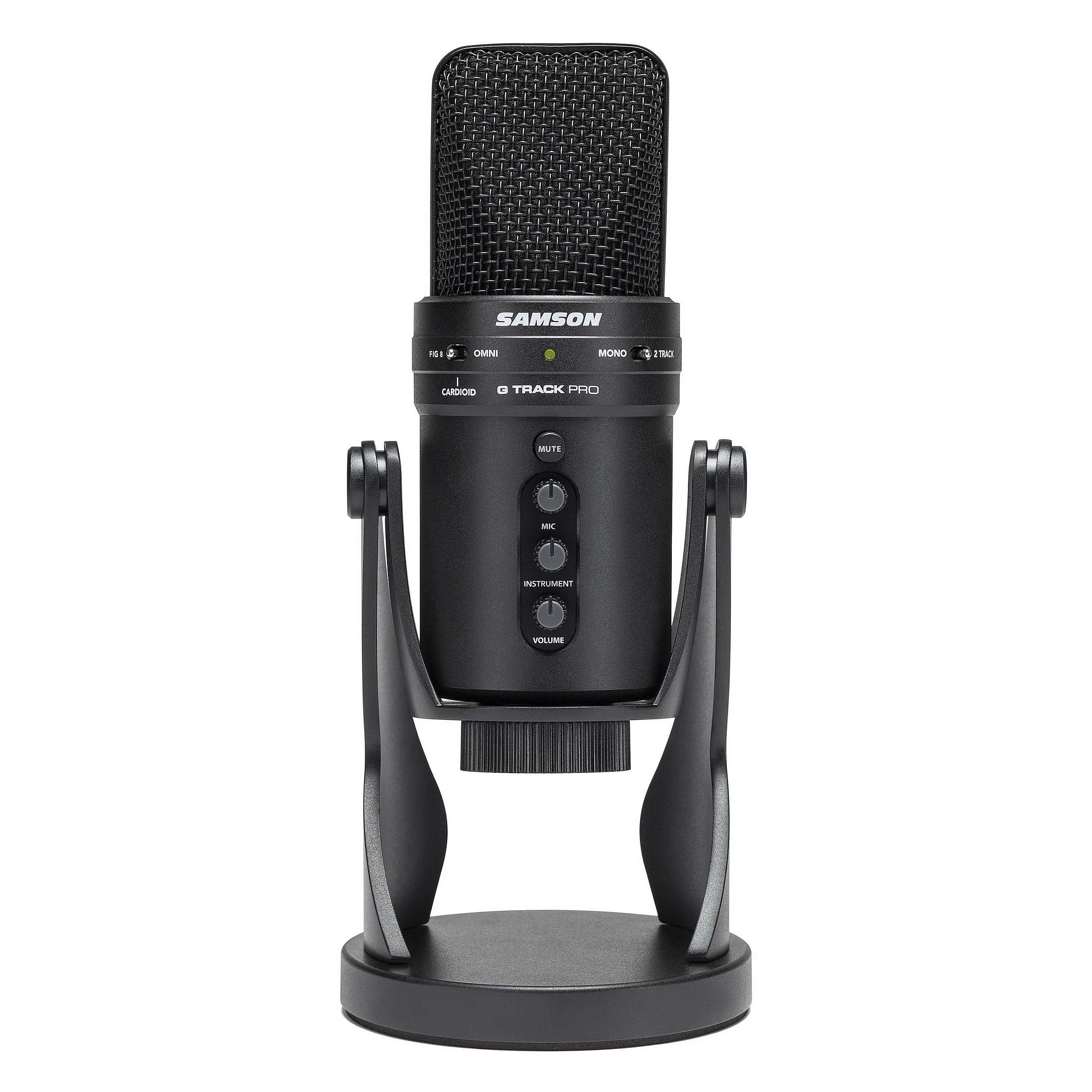 Microfone G-TRACK PRO USB com Interface de Áudio - SAMSON - Kalifa