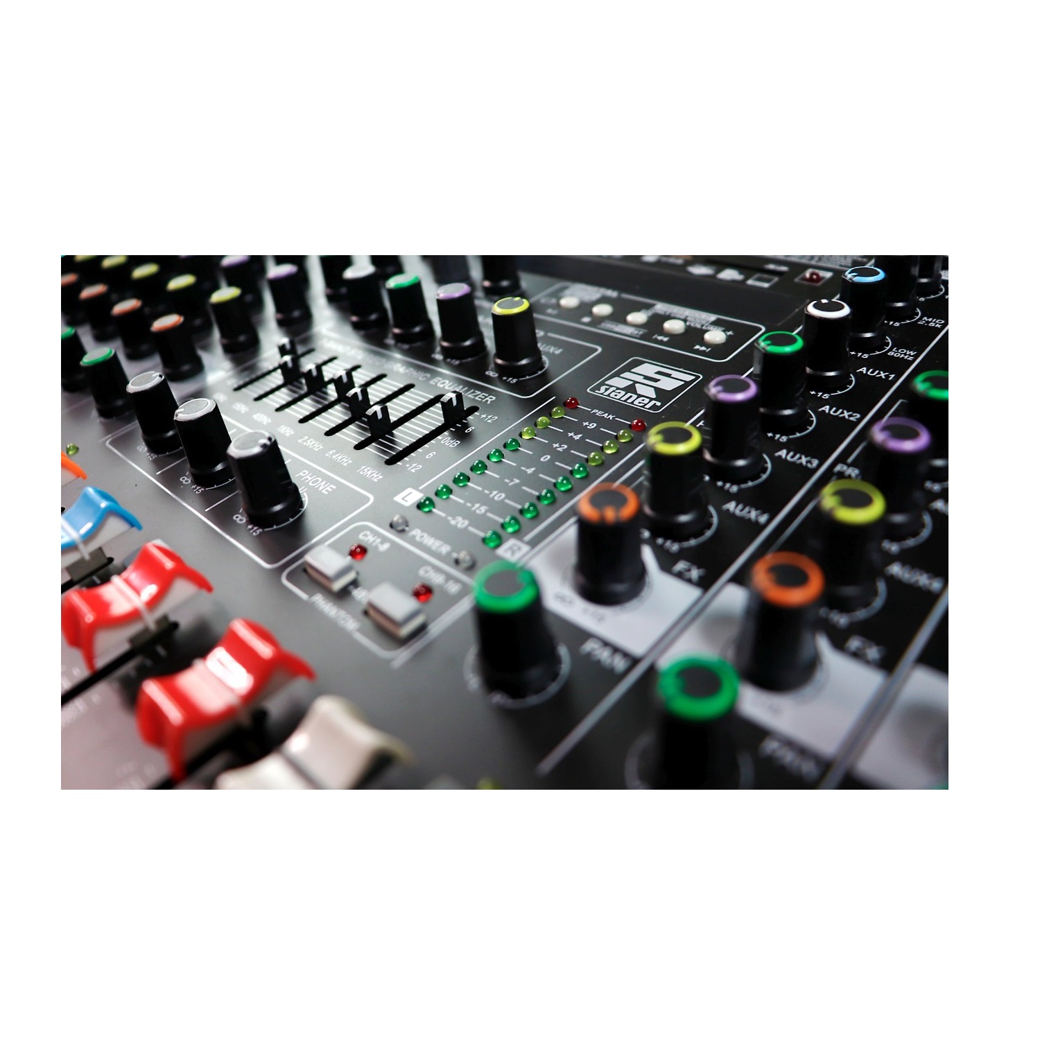 Mesa de som MX-1606 FX 16CH USB Stereo Analógica - STANER - Kalifa