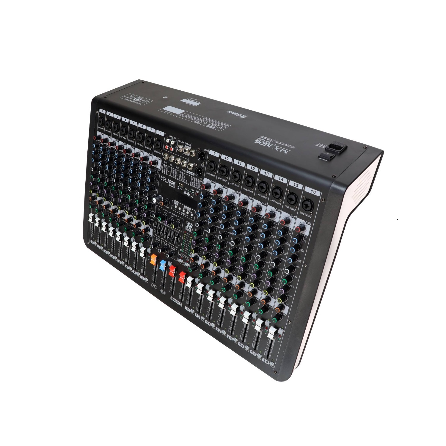 Mesa de som MX-1606 FX 16CH USB Stereo Analógica - STANER - Kalifa