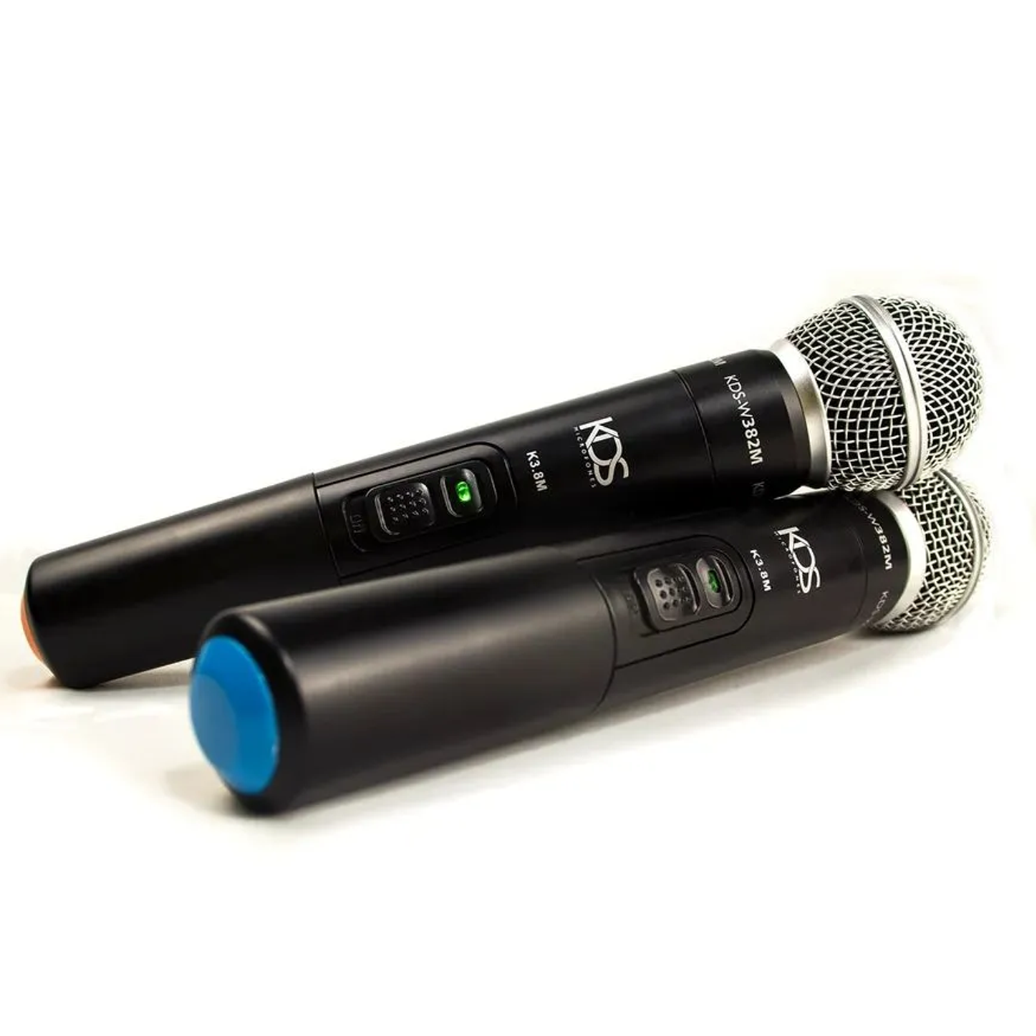 Sistema Microfone Sem Fio KDS-W382M Uhf Duplo de Mão KADOSH