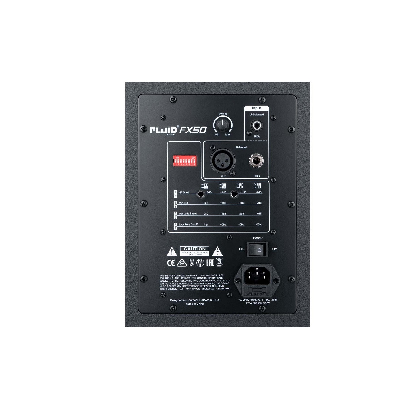 Monitor de Referência Ativo FX50 Preto - FLUID AUDIO - Kalifa Prime