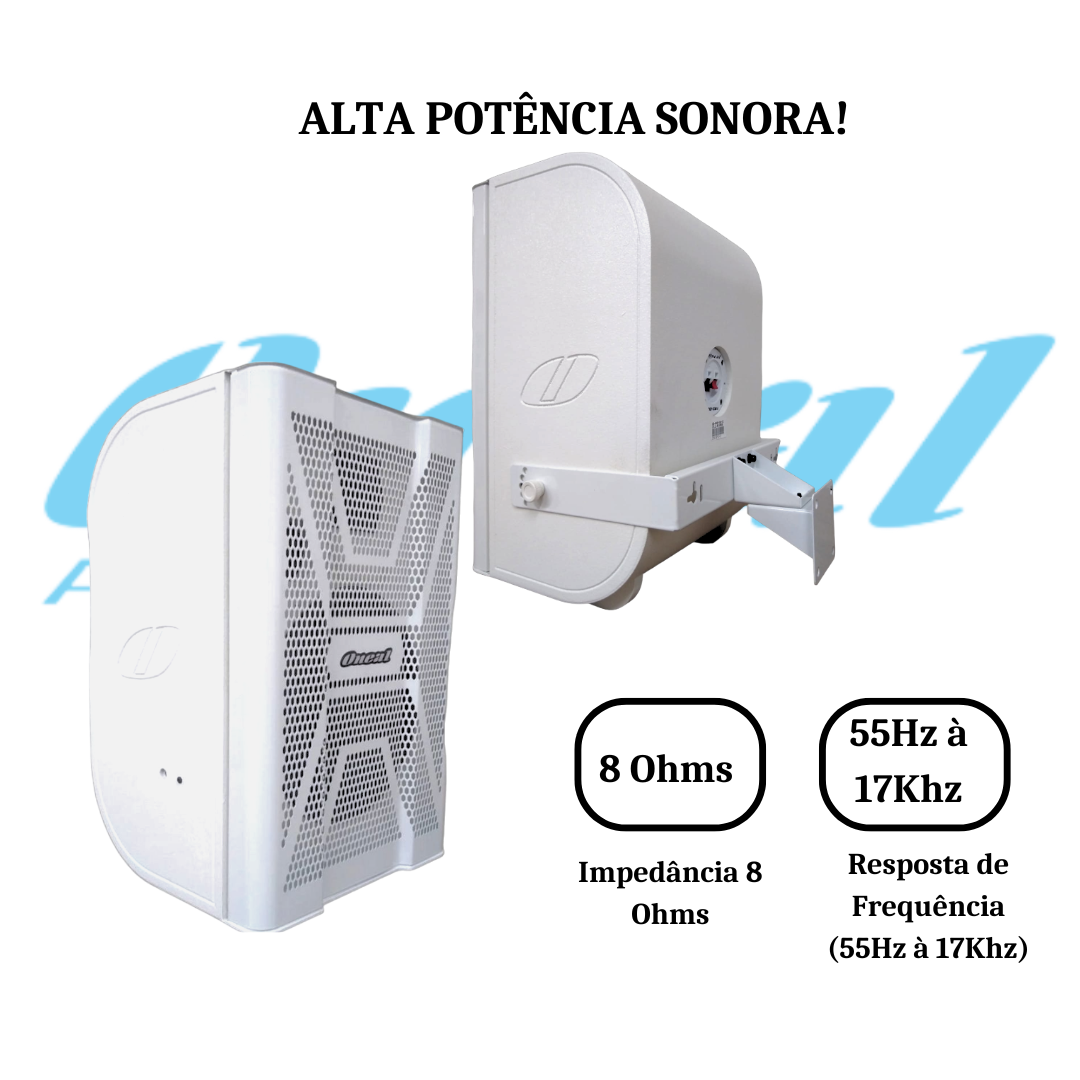 Prime Rms Versadex Caixa Som Ambiente OB408 Oneal Passiva Profissional 150W Rms - Kalifa Prime