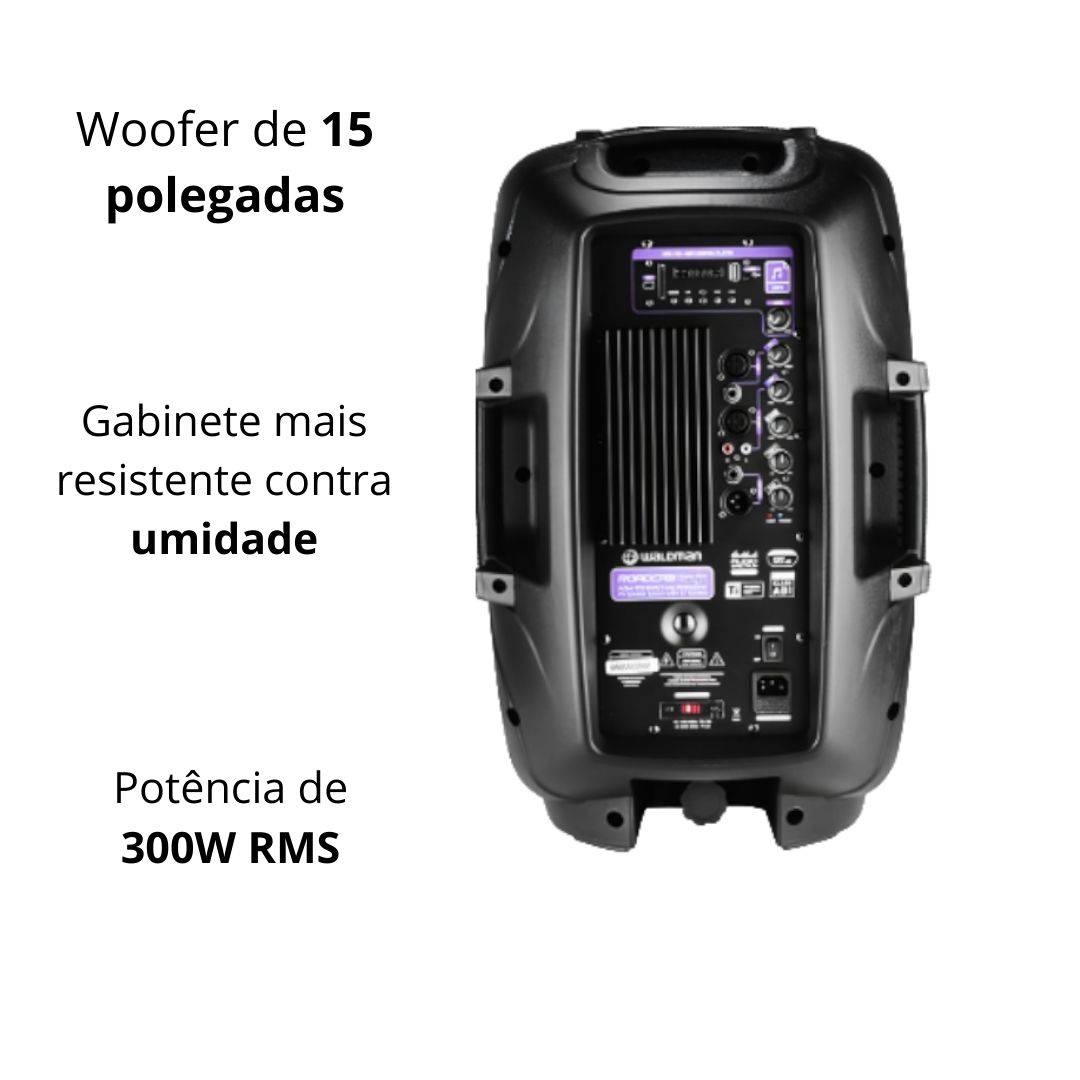Caixa Som Ativa Waldman Rc750x Profissional Bluetooth - Kalifa Prime