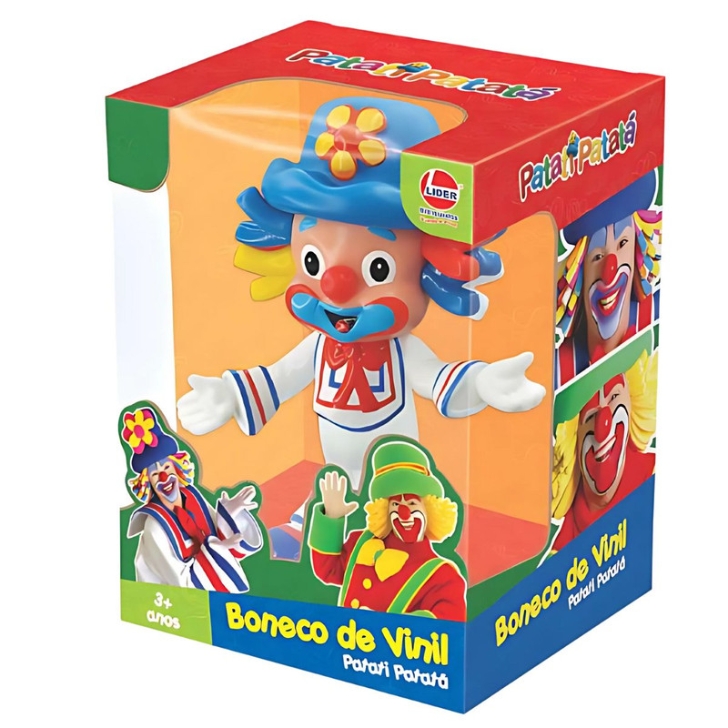 Boneco Vinil Articulado Patati Patati Patatá Líder Brinquedos - Bretalle