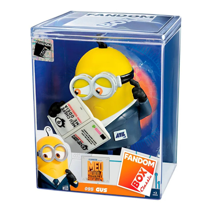 Boneco Colecionável Gus Meu Malvado Favorito Fandom Box 10x12 Líder ...
