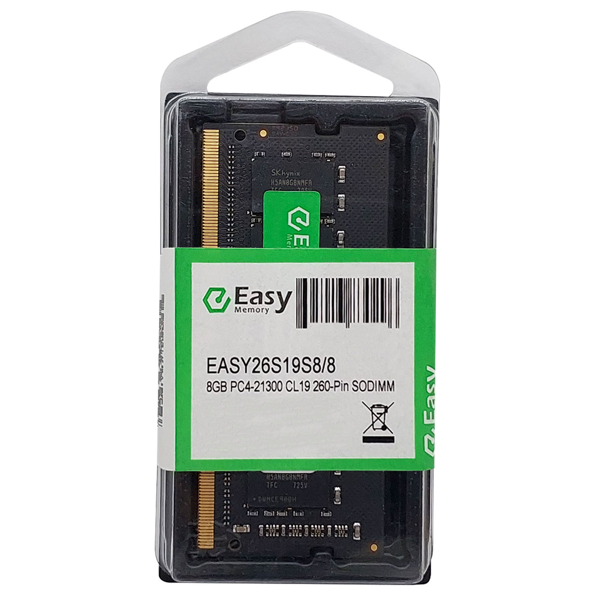 MEMORIA DE NOTEBOOK 16GB 3200MHZ PC4 CL22 EASY32S22S8/16 EASY