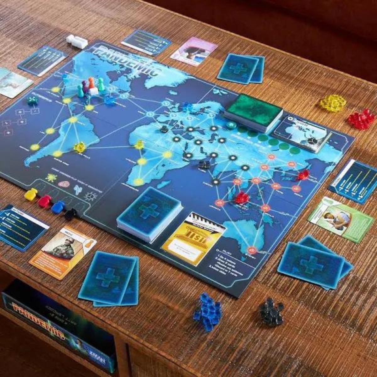 Jogo De Tabuleiro Cooperativo Combate A Epidemias Pandemic - Hiper ...