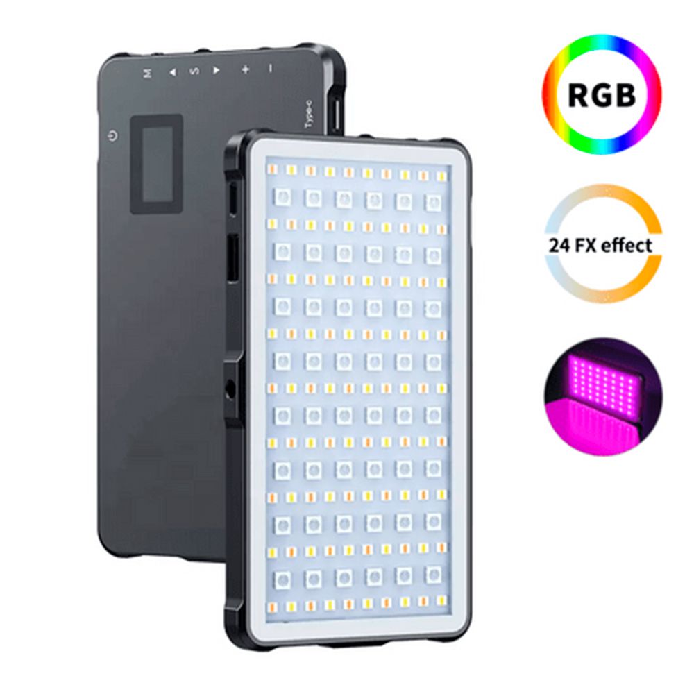 Iluminador LED Mamen CL-C01 RGB 360° Bi-Color 2500K-9000K - Loja da Câmera