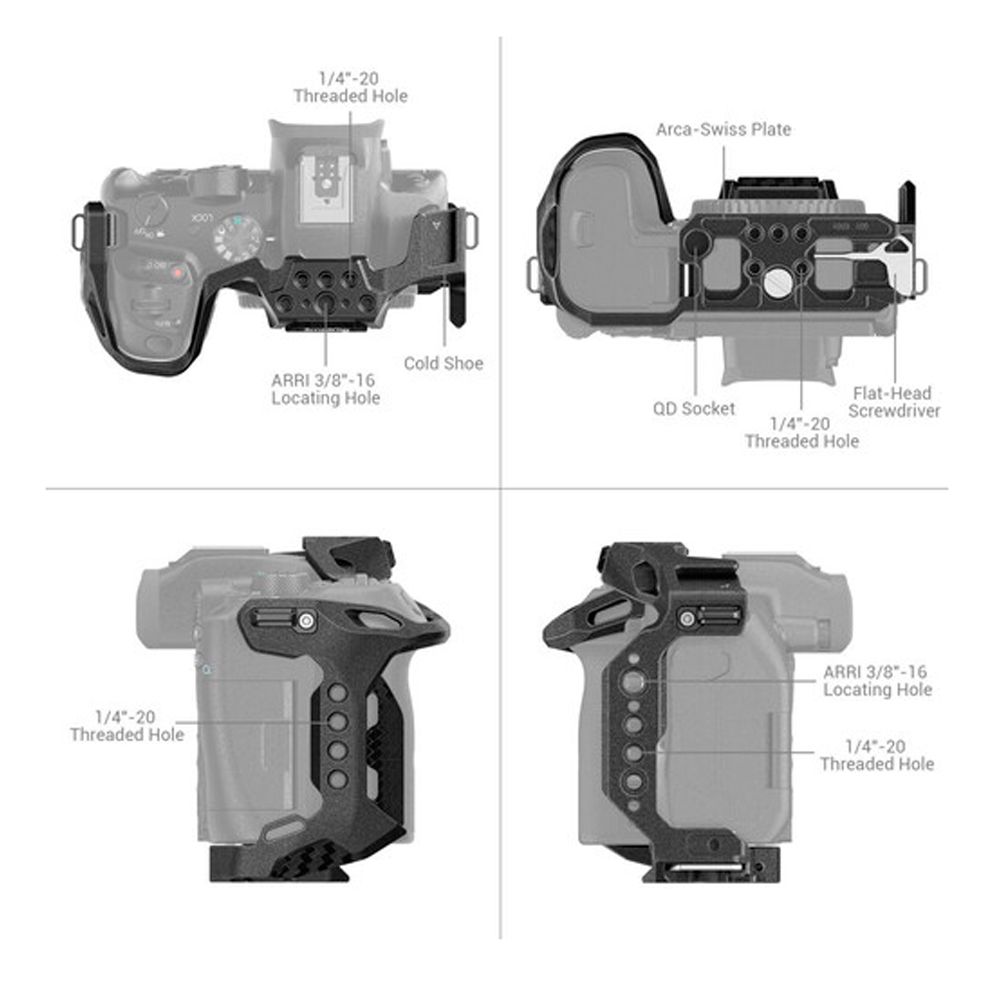 Cage Gaiola Suporte Black Mamba Para Canon EOS R7 - Smallrig - Loja da ...