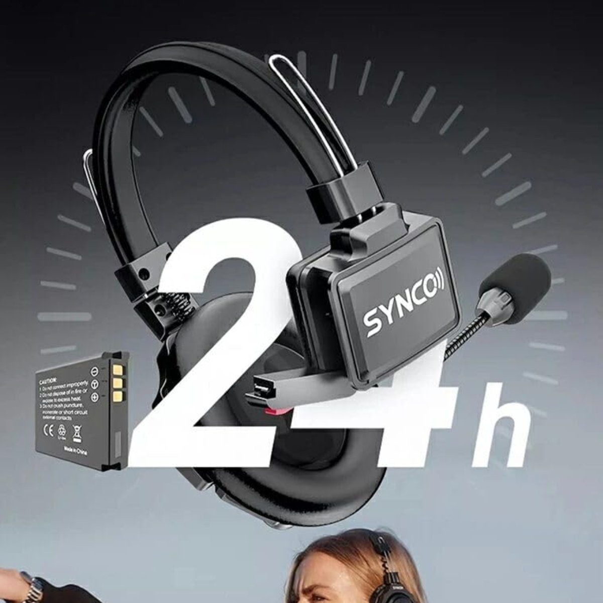 Bateria Synco Intercomunicador 1200Mah Xtalk X1, X2,X3, X5 - Loja Da Câmera - 5