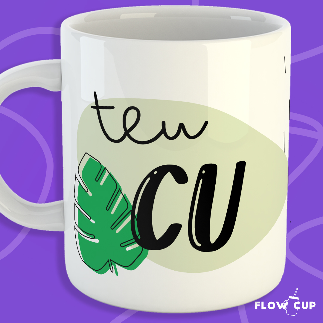 Caneca - Teu cu - FlowCup Copos Personalizados